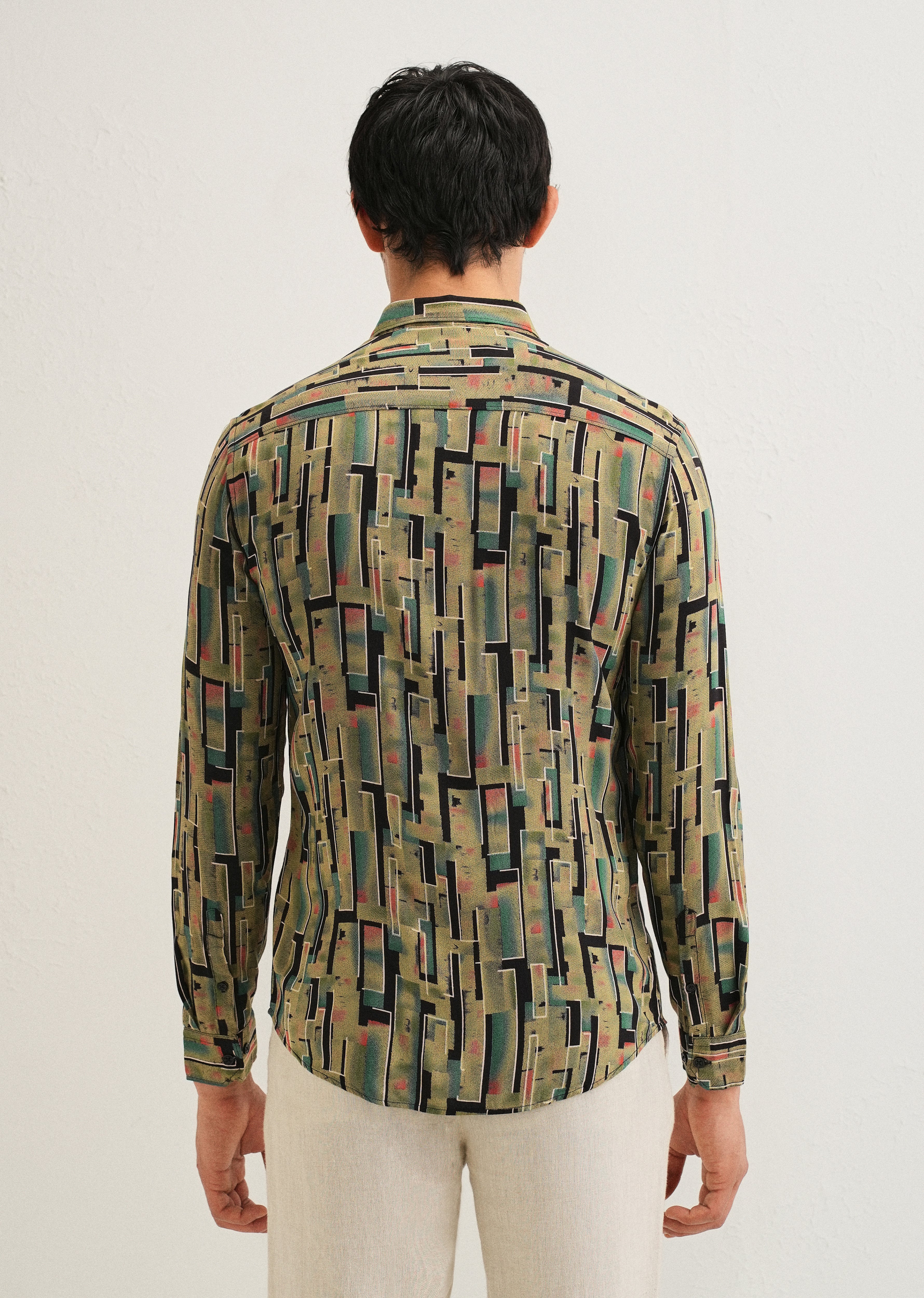 Green Feather Shirt