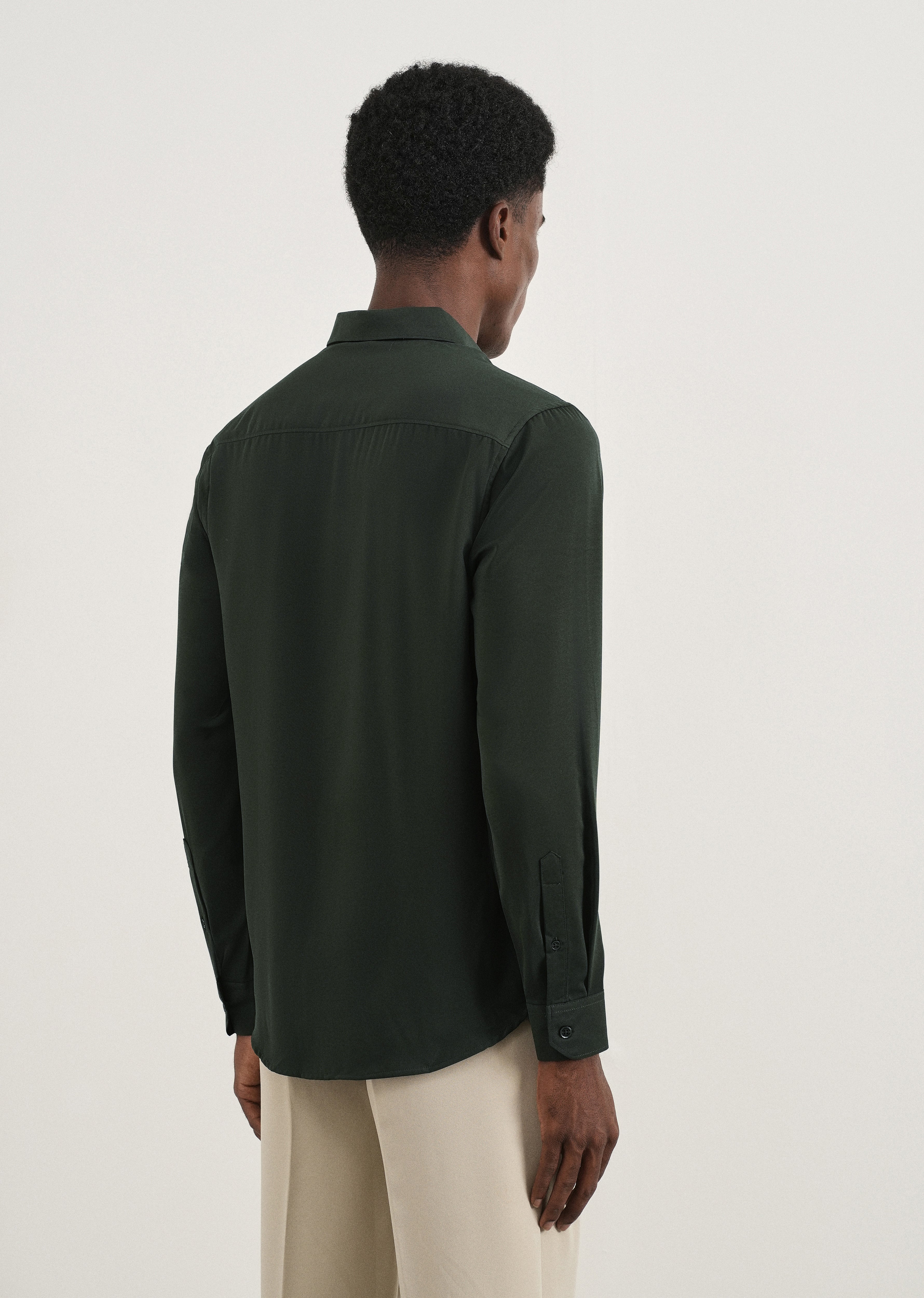 Green Fluid Soft Shirt
