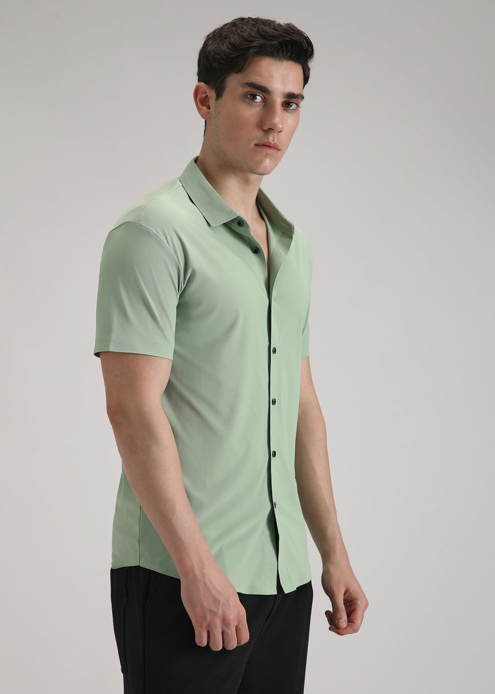 Green Stitchless Shirt