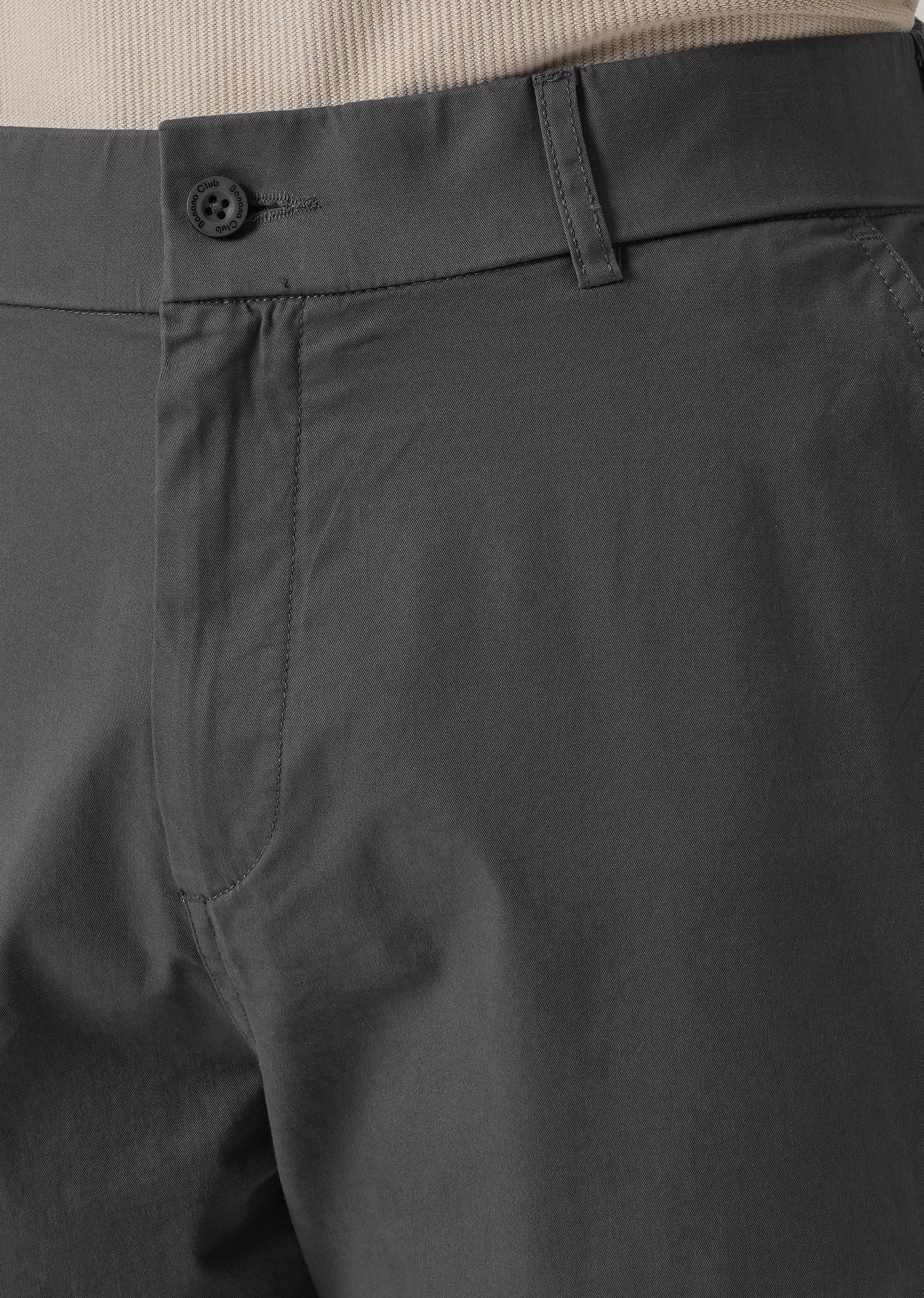 Baggy Fit Grey Chinos