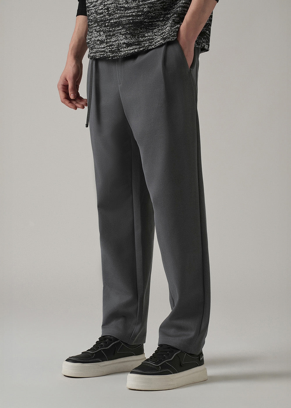 Grey Twill Pants