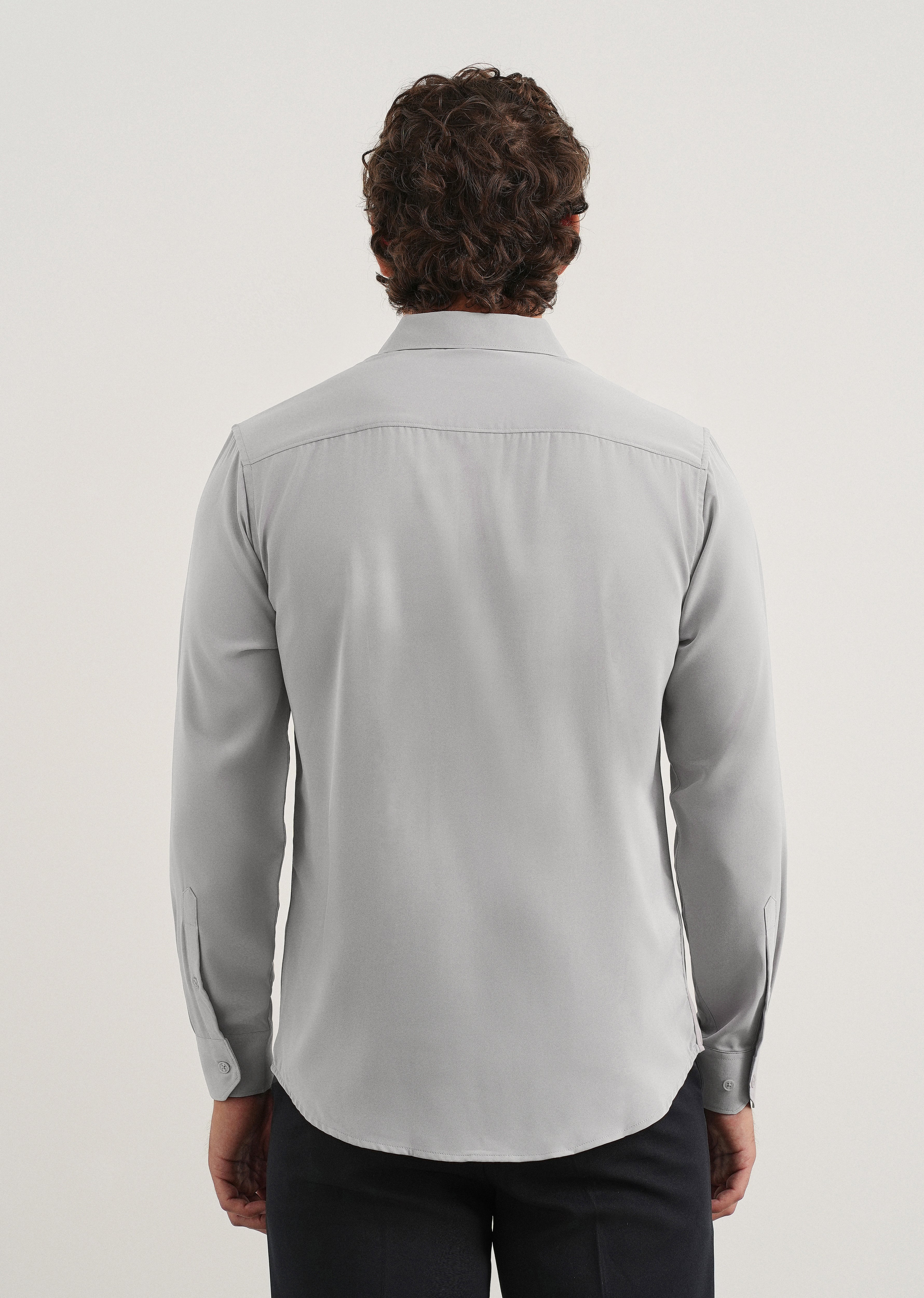 Grey Fluid Soft Shirt
