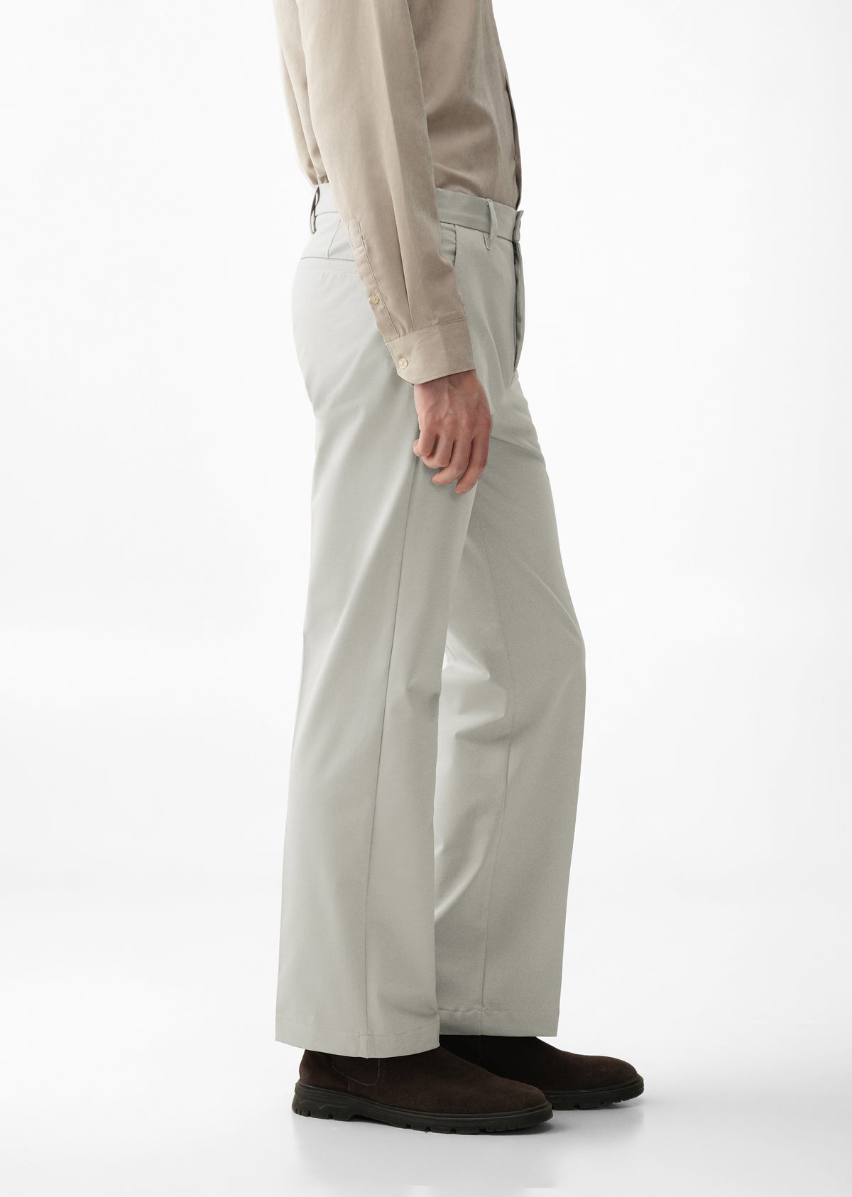 Grey Regular Fit Trouser