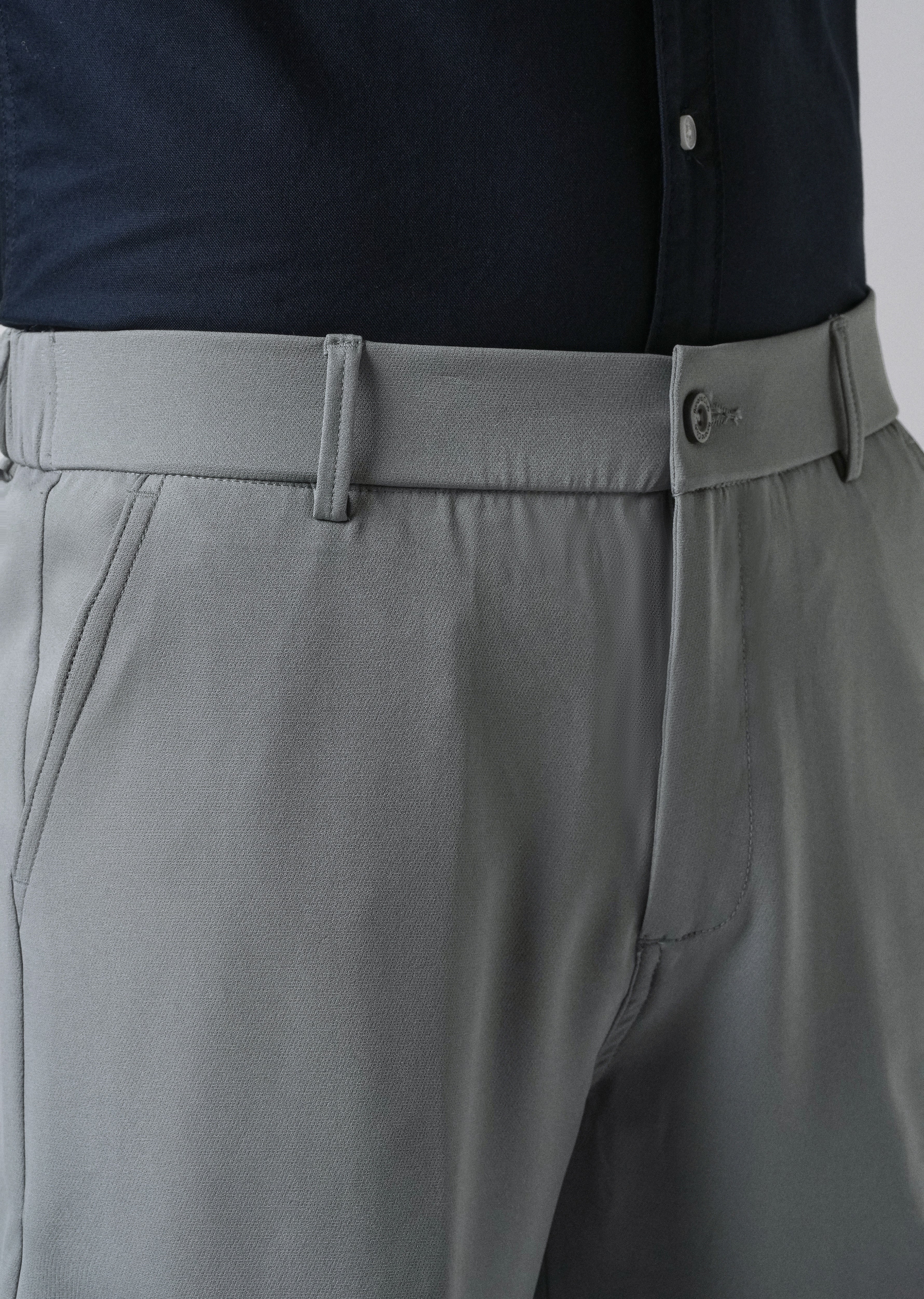 Grey Relaxed Fit Trousers