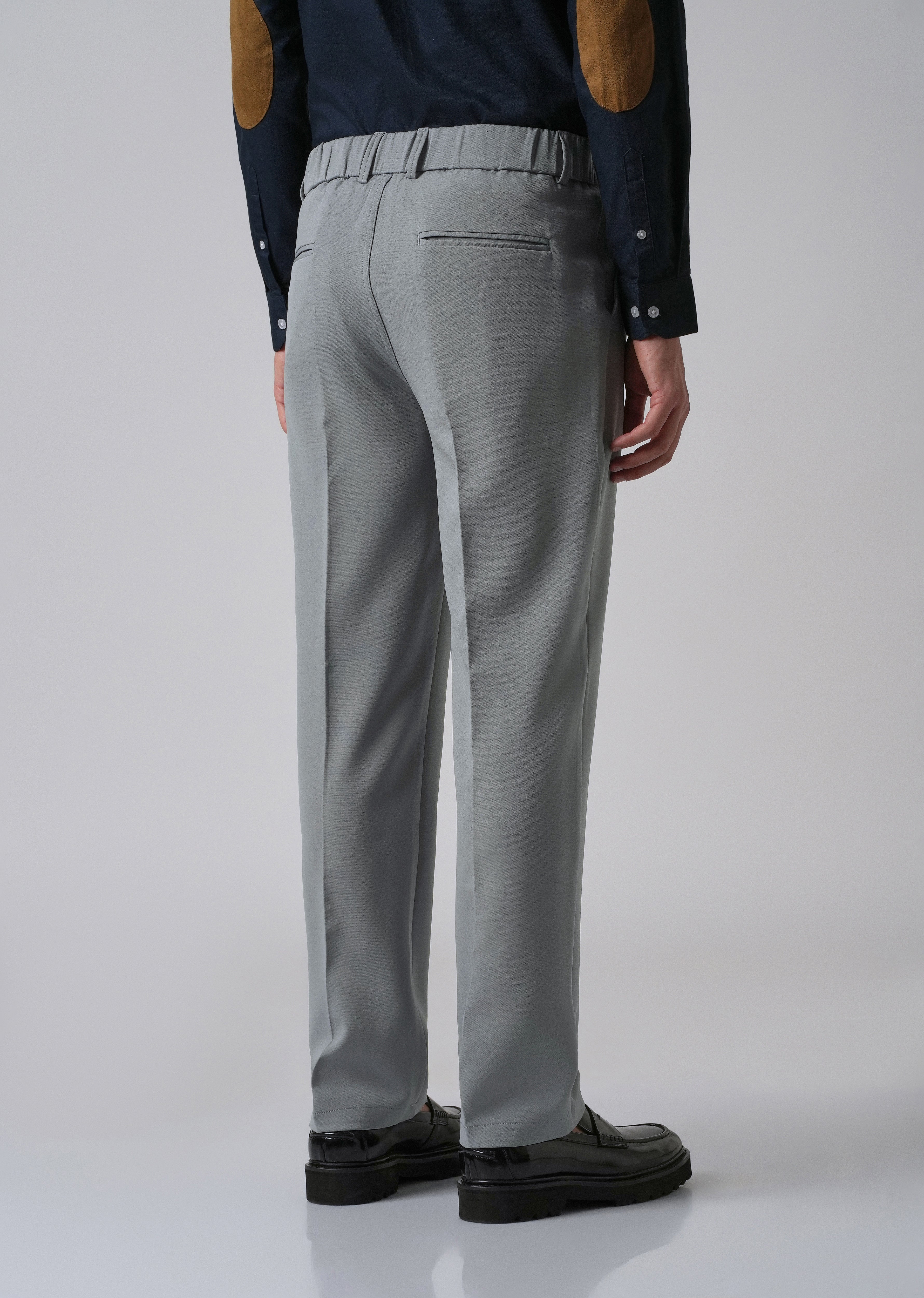 Grey Relaxed Fit Trousers