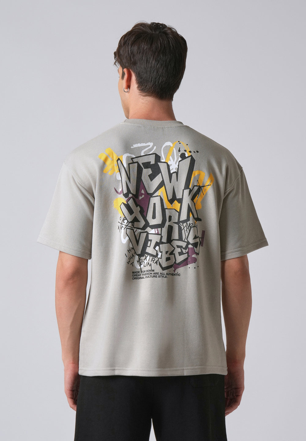 Heather Grey Oversized T-shirt