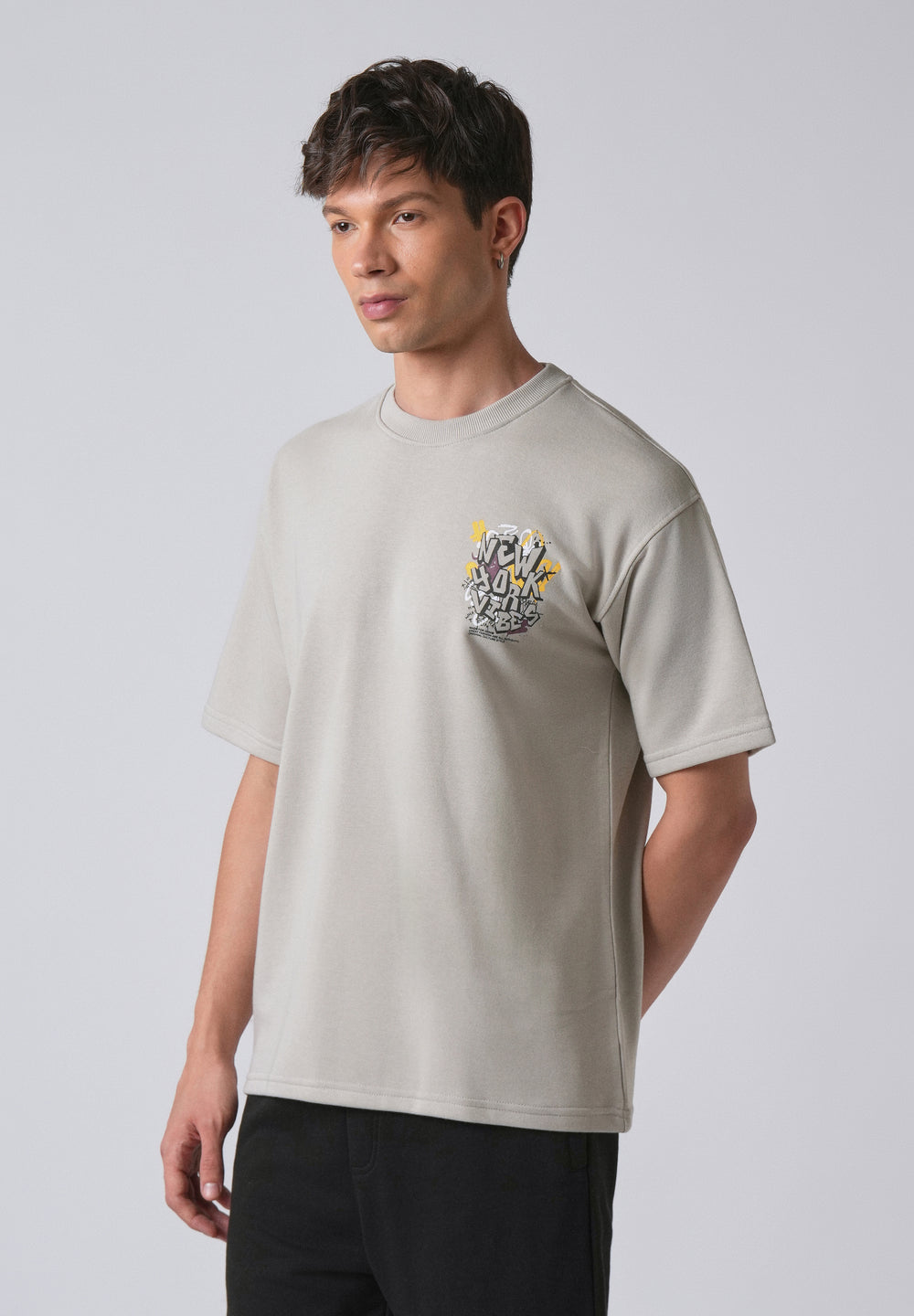 Heather Grey Oversized T-shirt