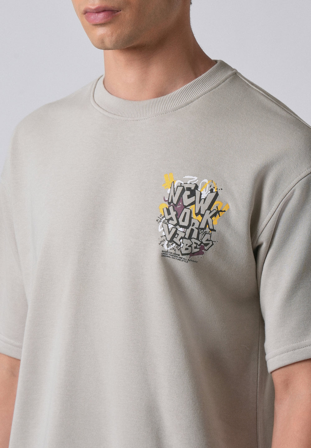 Heather Grey Oversized T-shirt