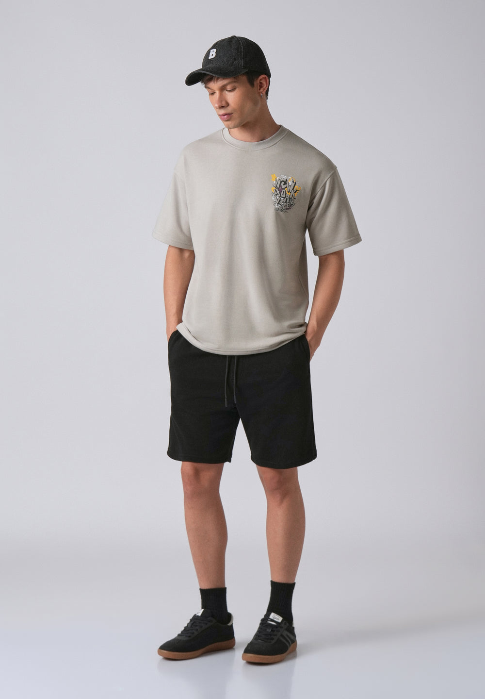 Heather Grey Oversized T-shirt