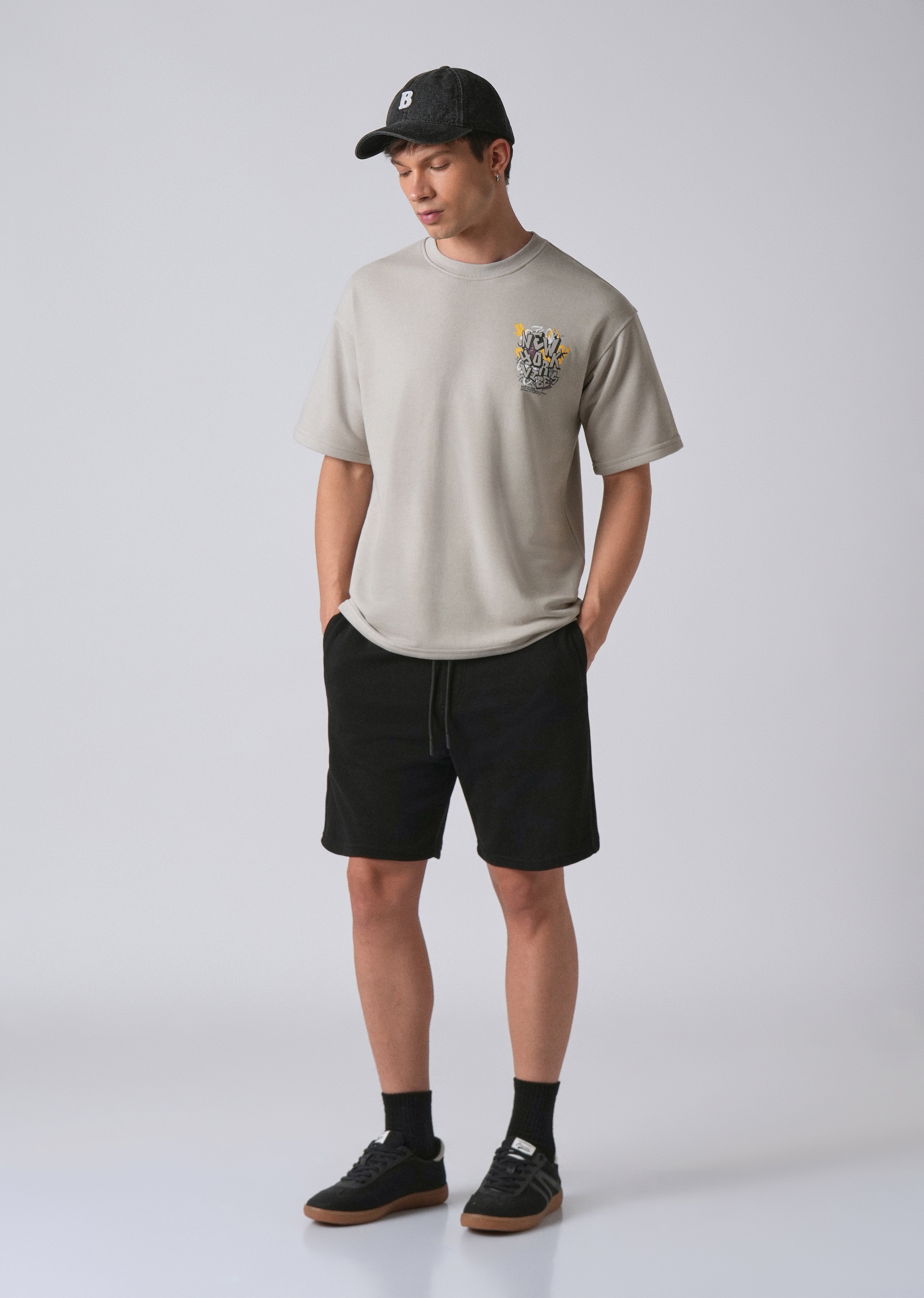 Heather Grey Oversized T-shirt