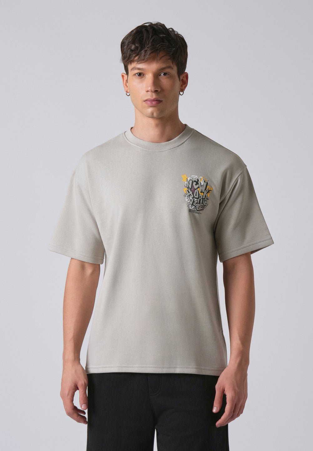 Heather Grey Oversized T-shirt