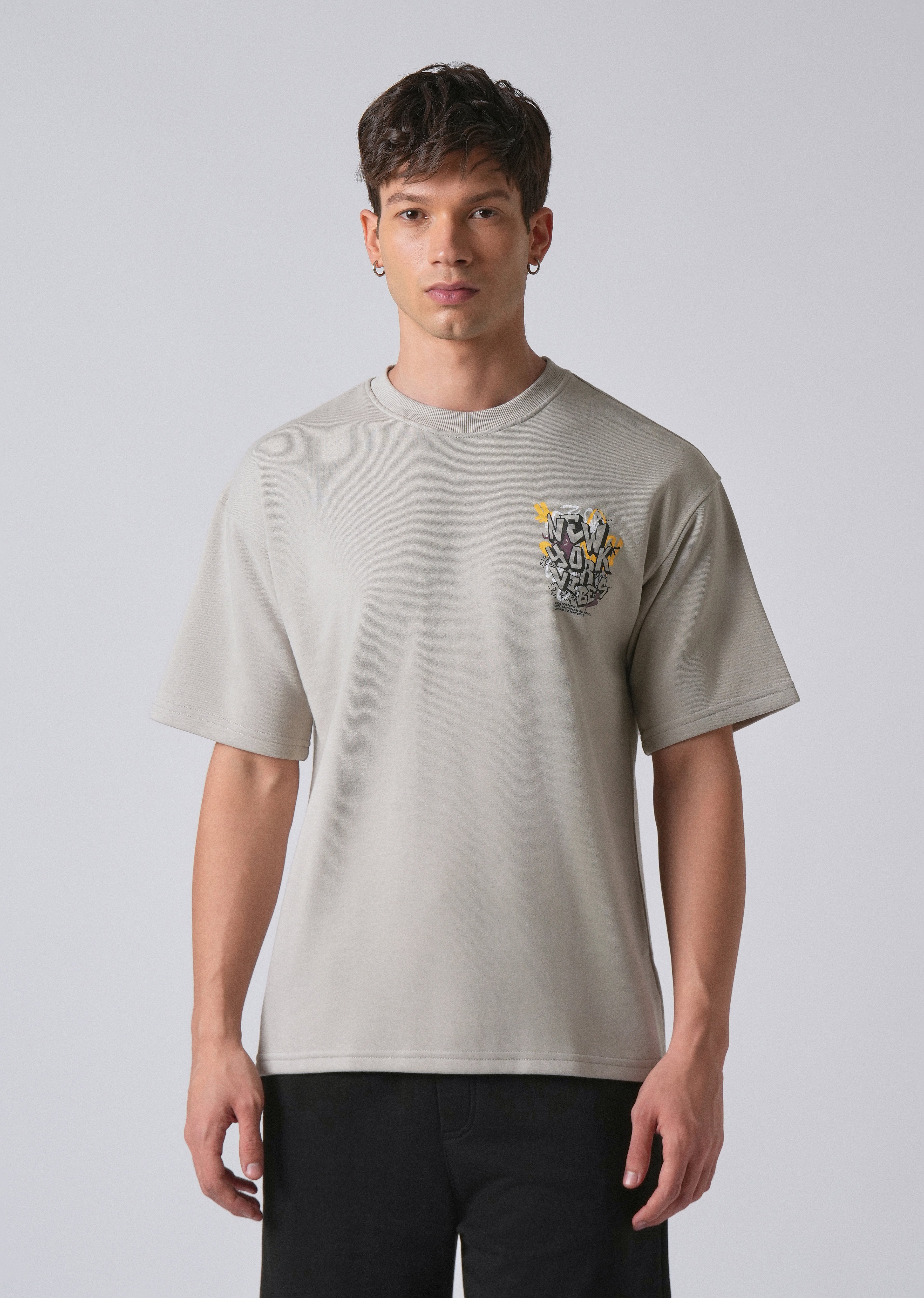 Heather Grey Oversized T-shirt