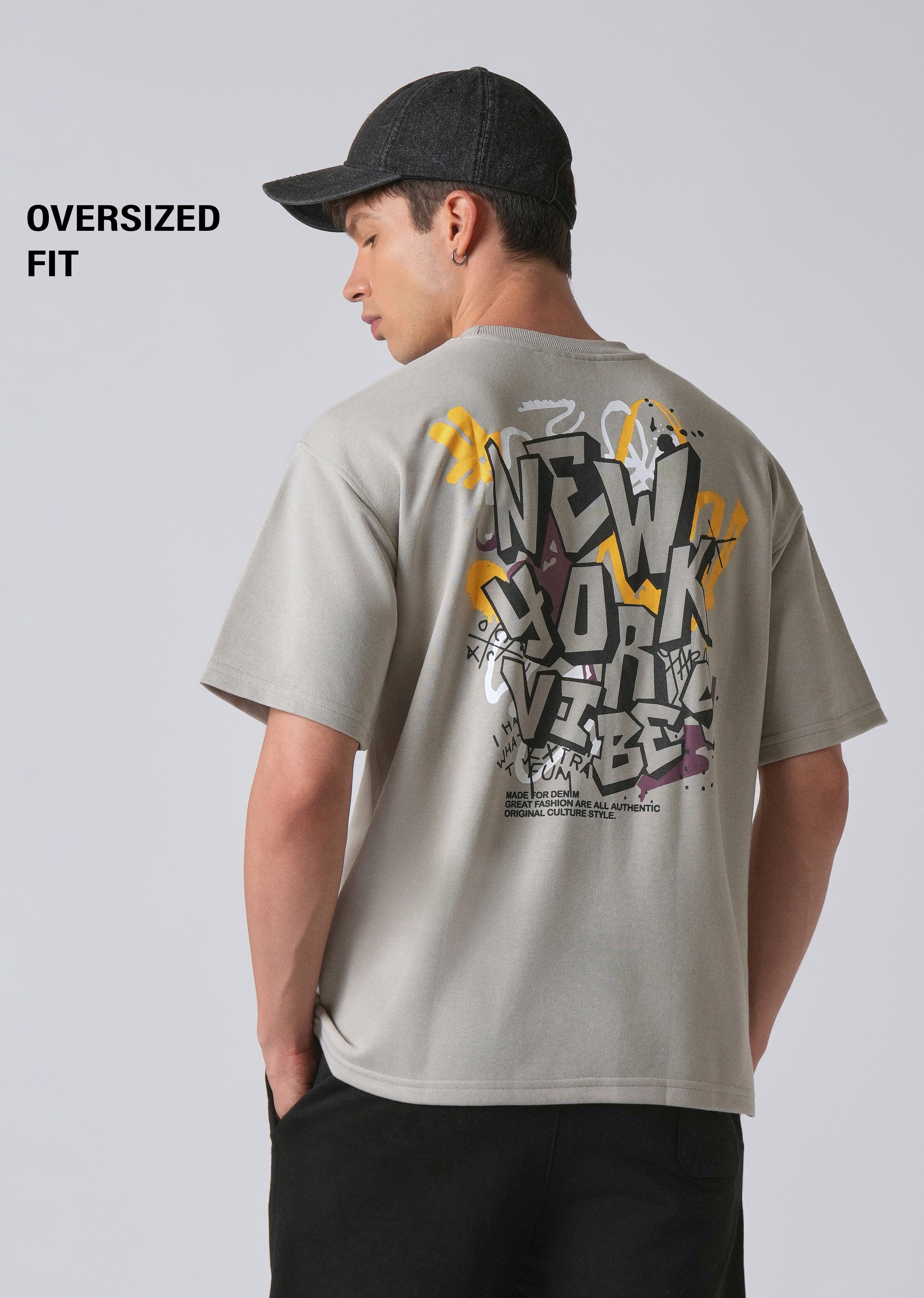 Heather Grey Oversized T-shirt