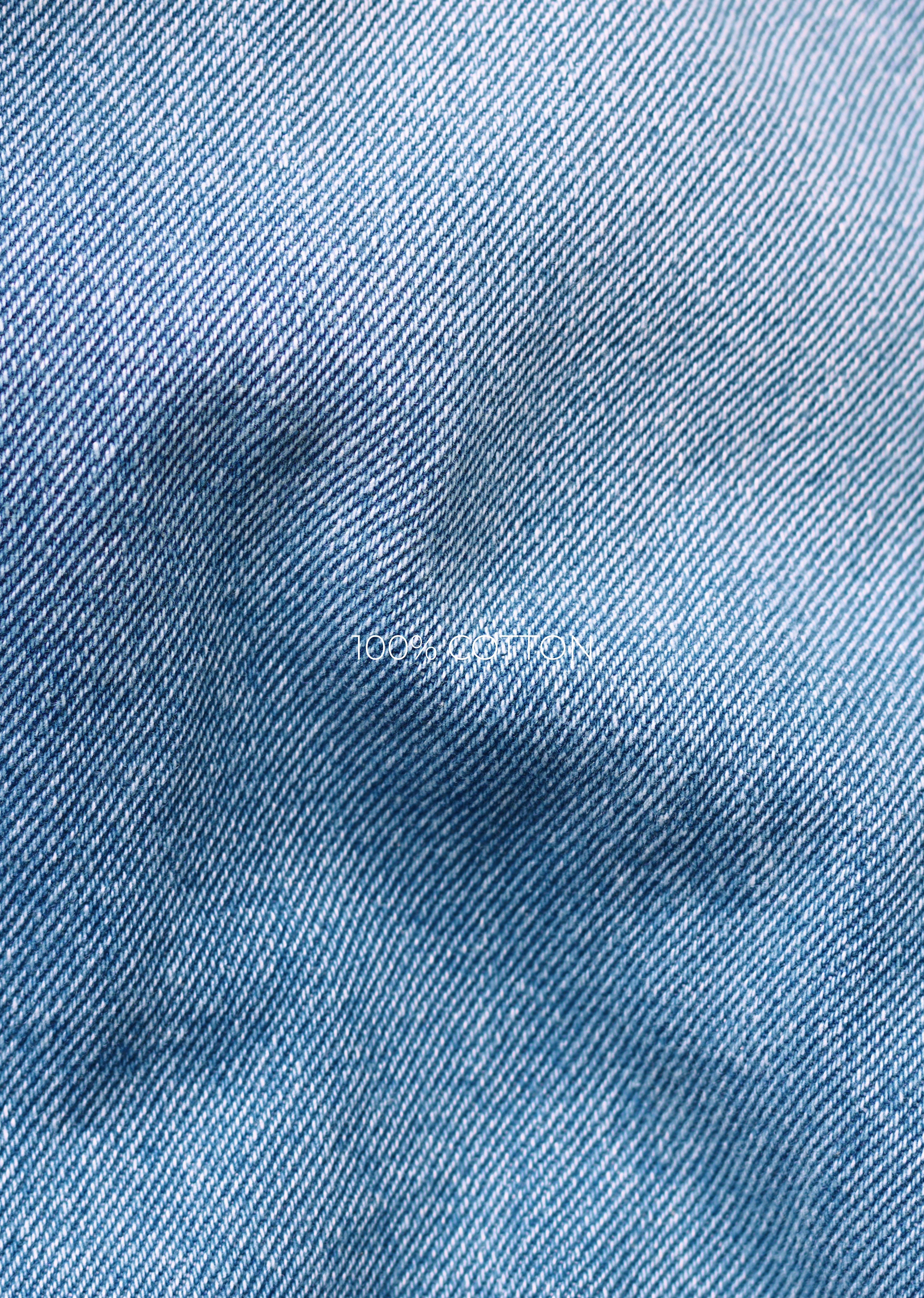 Ice Blue Baggy Fit Jeans