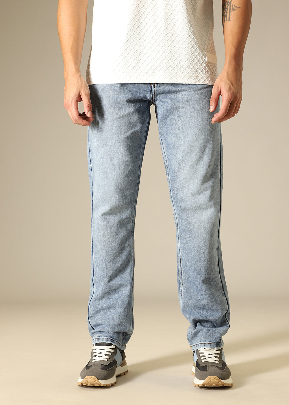 Ice Blue Wash Denim