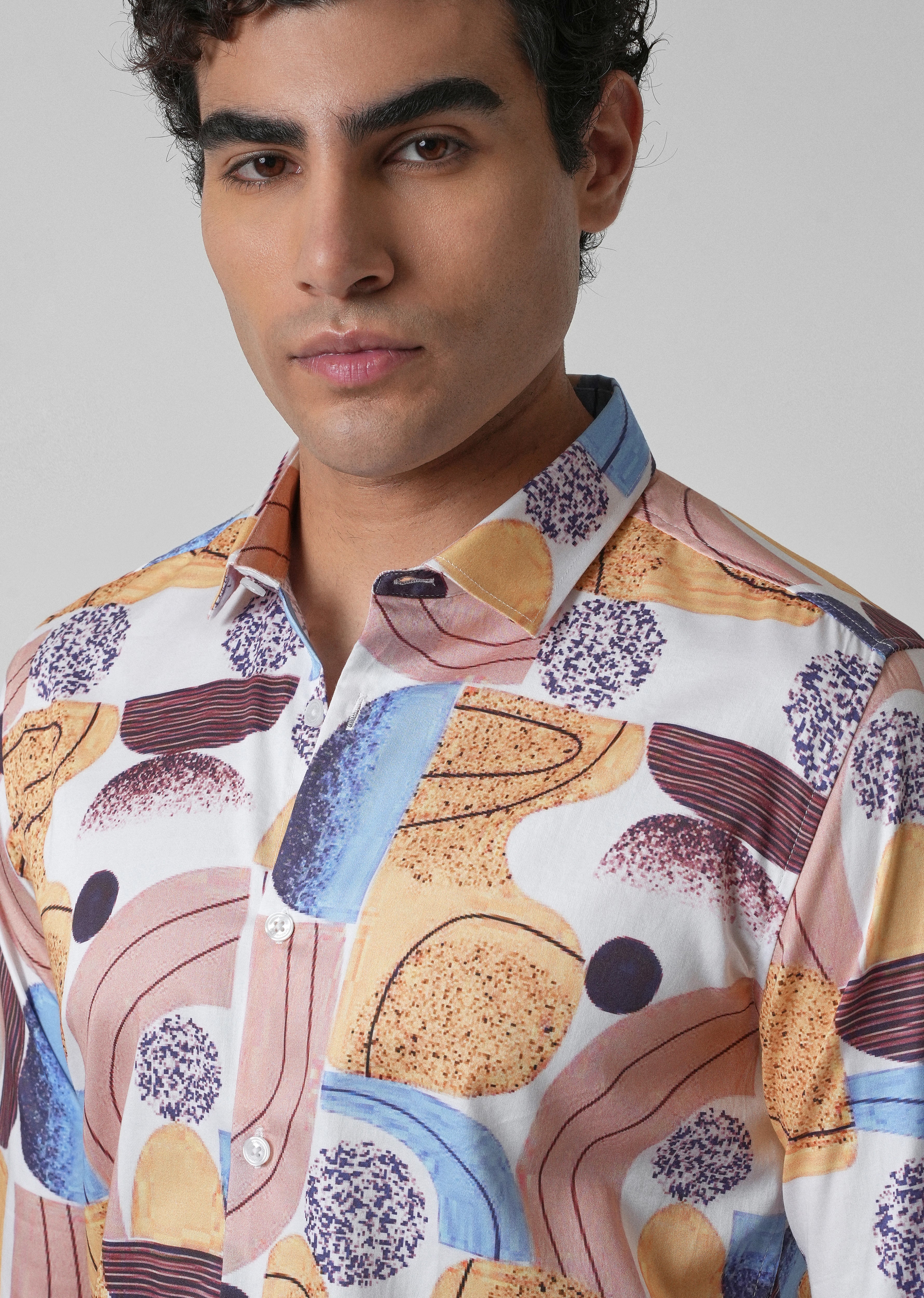 Illusive Abstract Print Shirt