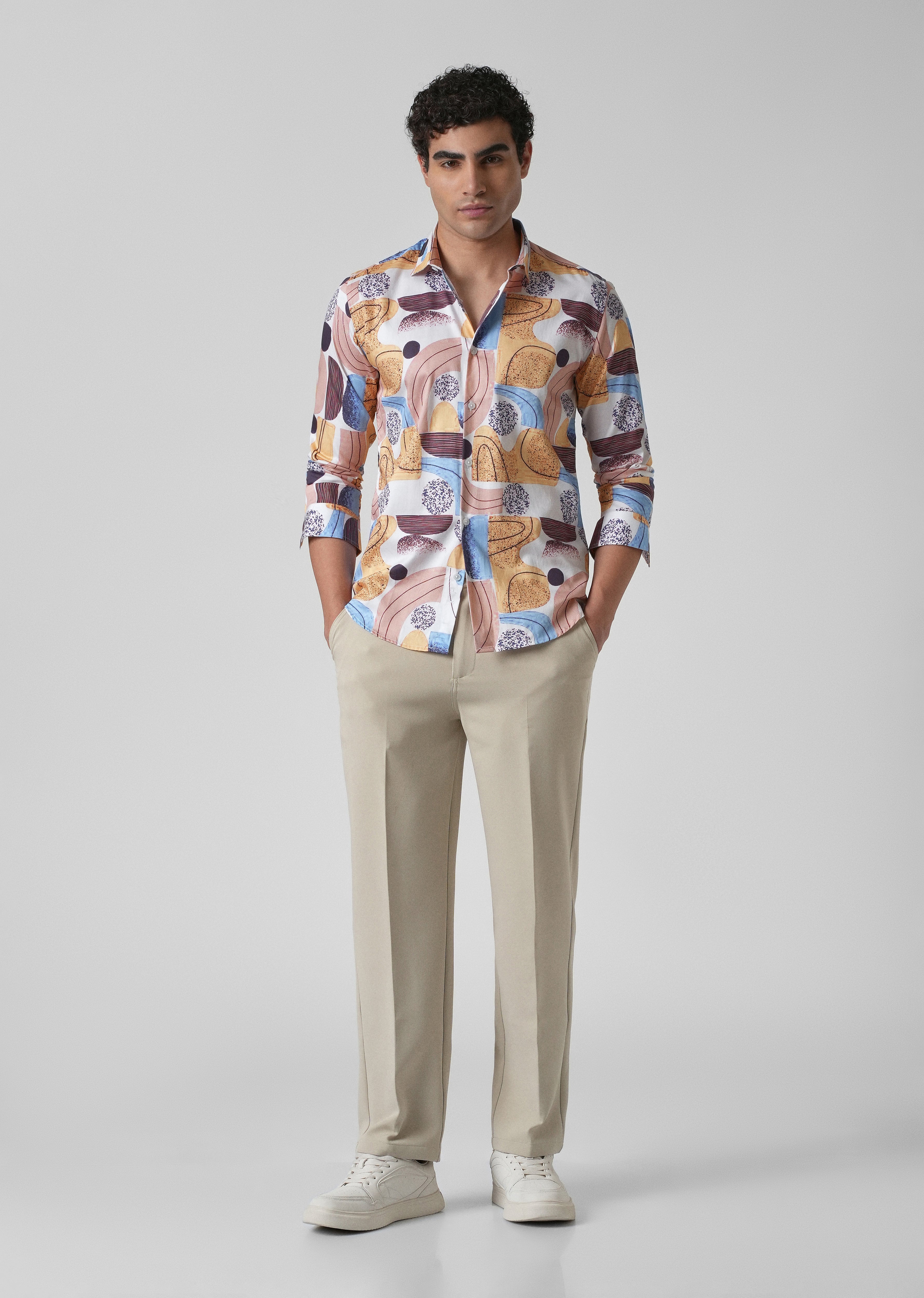 Illusive Abstract Print Shirt