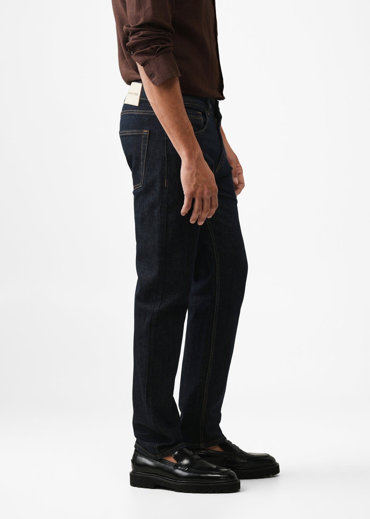 Indigo Slim Straight Fit Jeans
