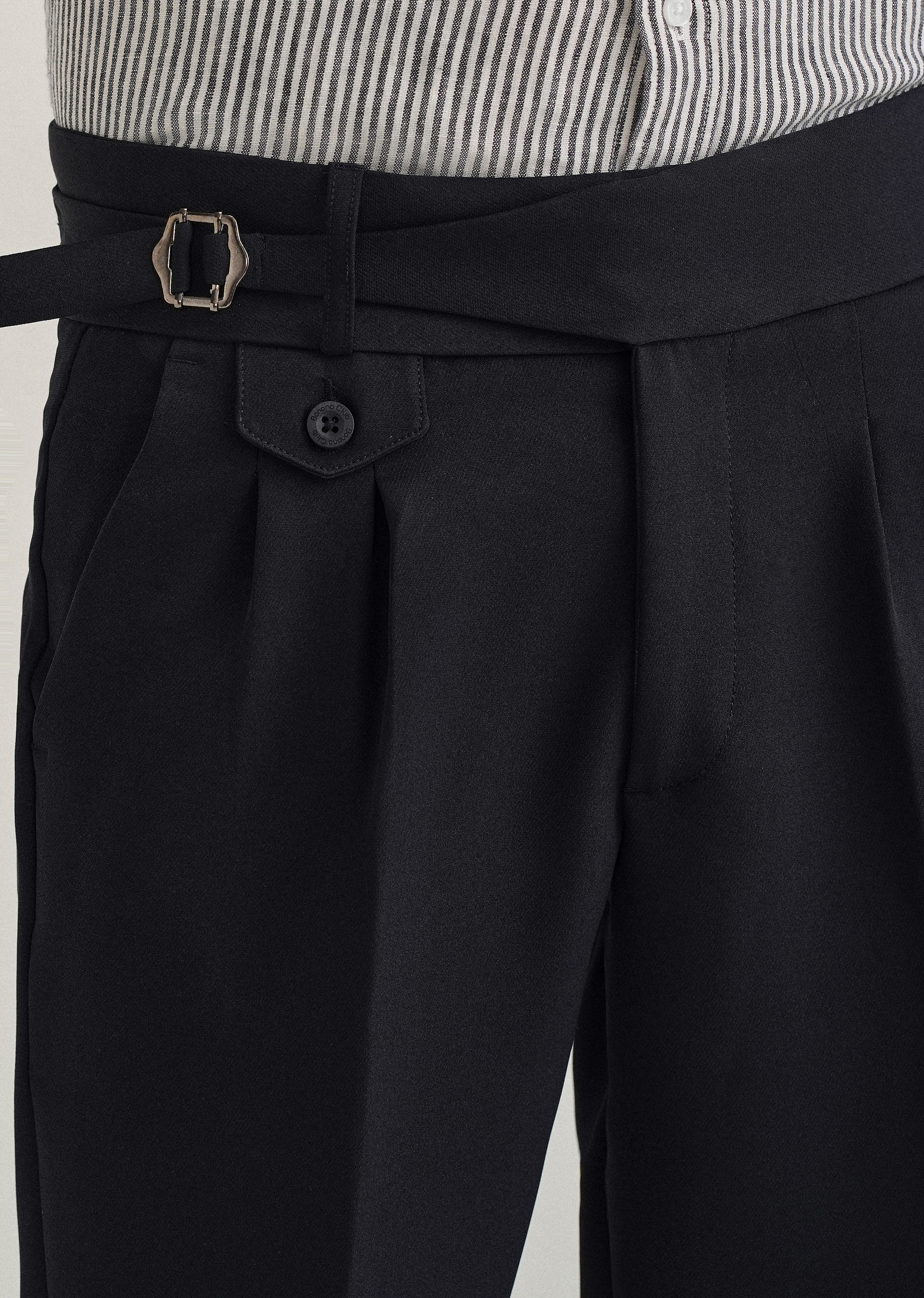Ink Black Gurkha Pant