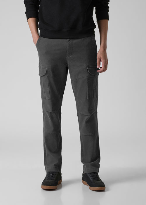 Iron Grey Regular Fit Cargo Pant