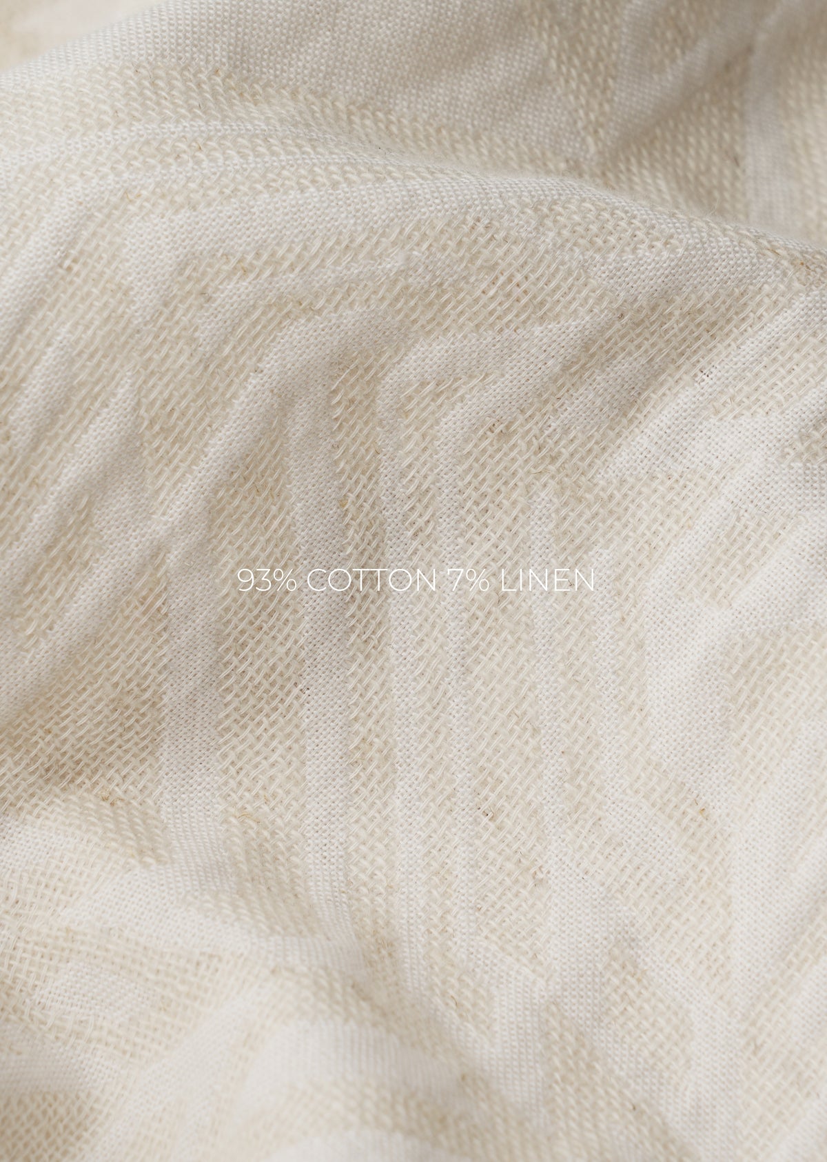 Ivory Geometric Jacquard Pant
