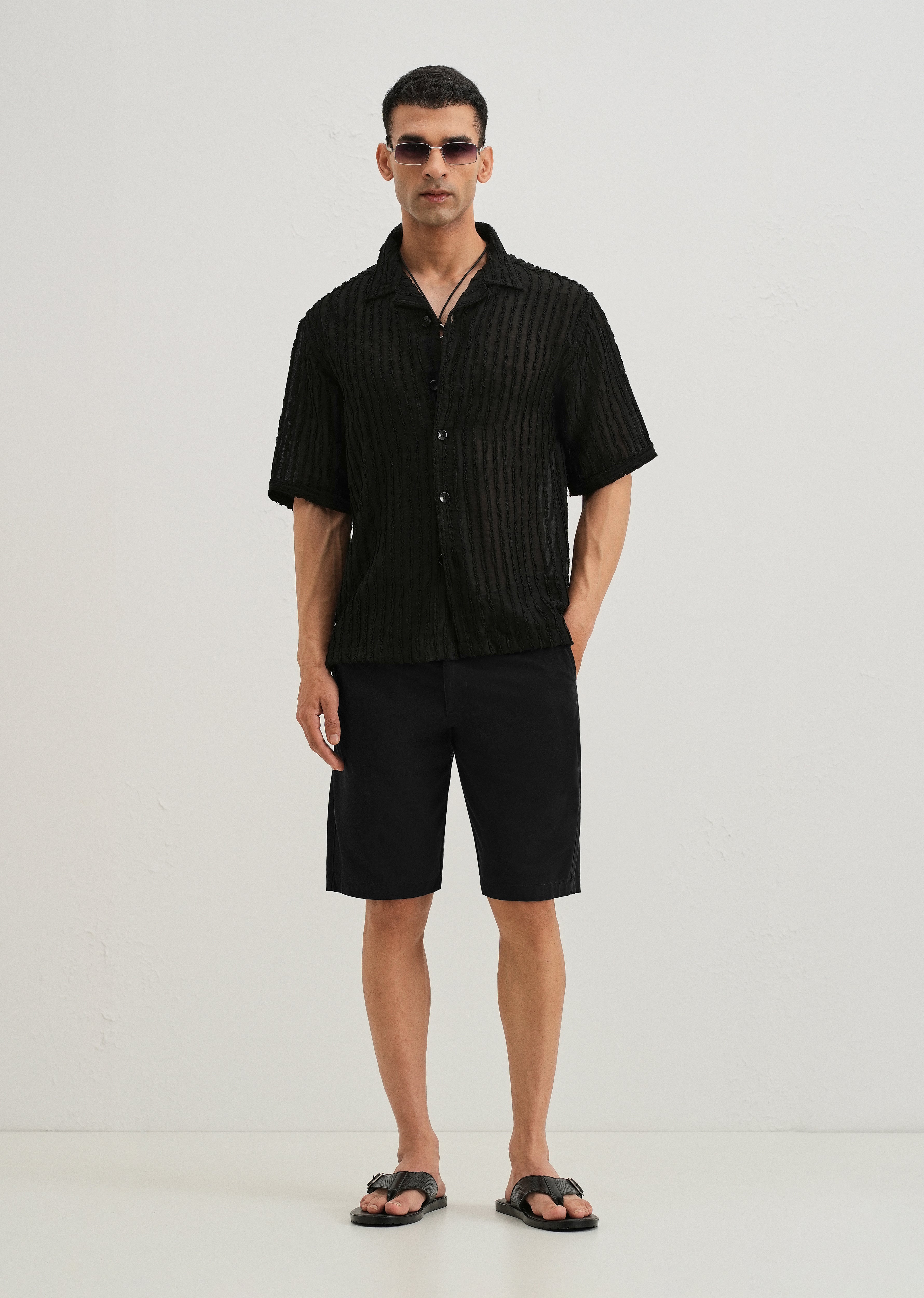 Jet Black Shorts