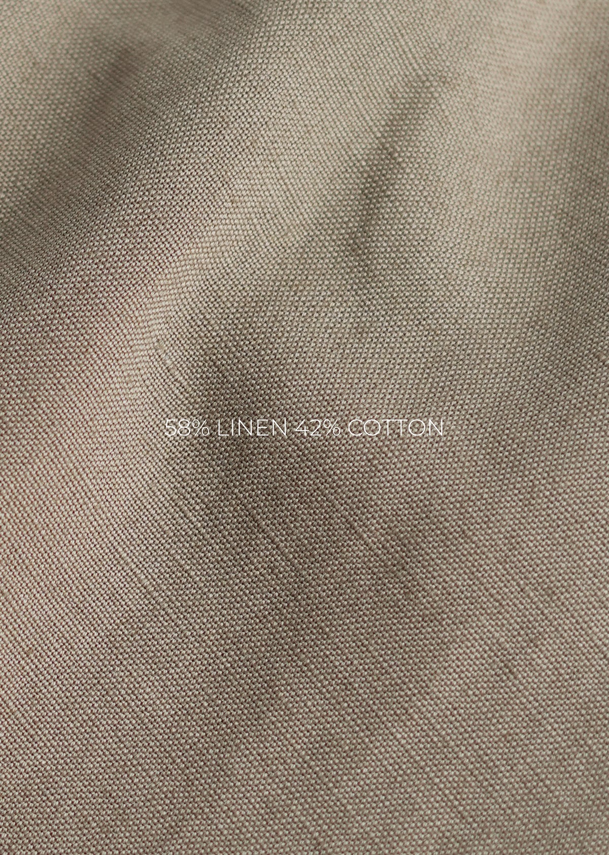 Khaki Cotton Linen Gurkha Pant