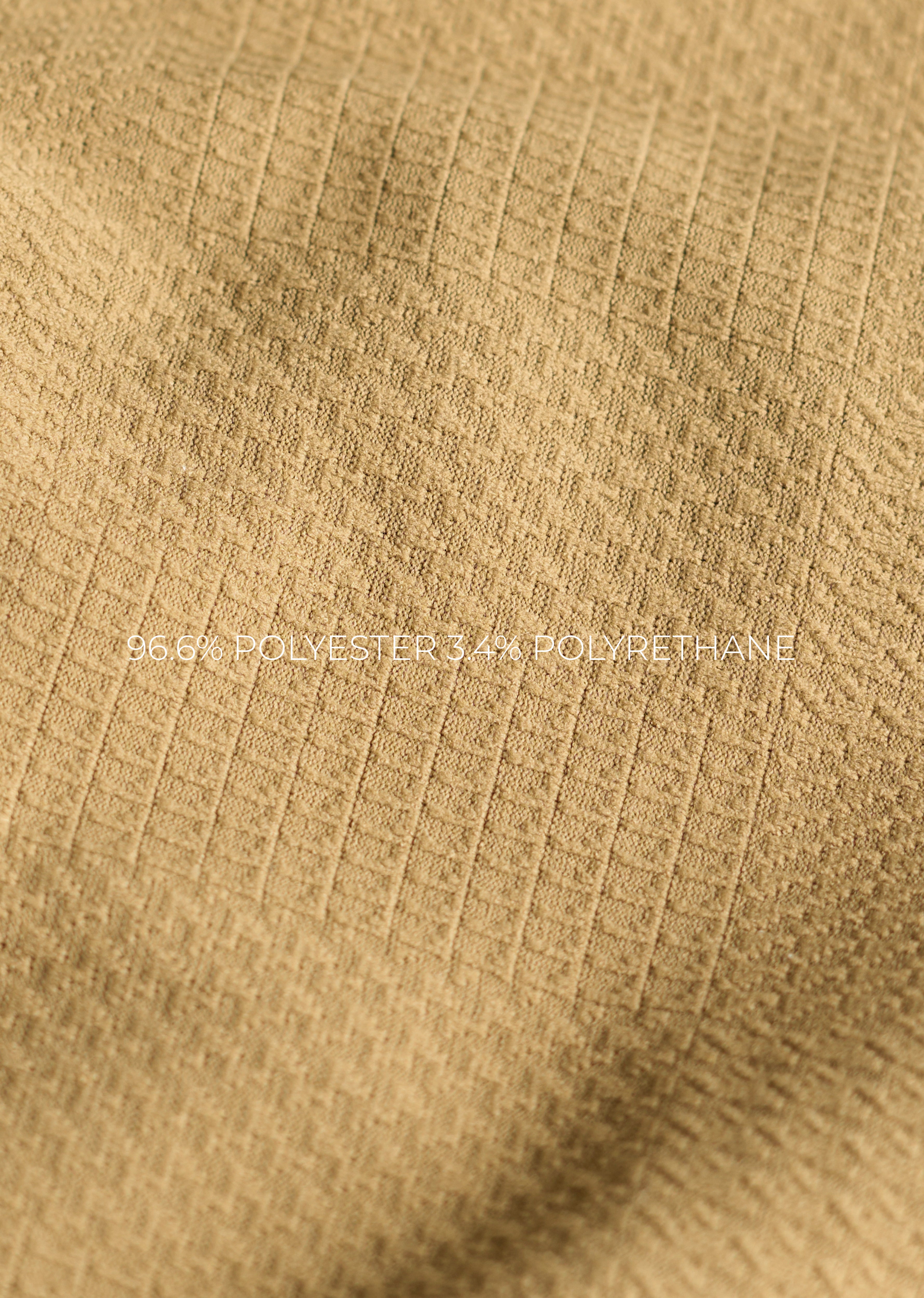 Khaki Textured Knitted Shirt