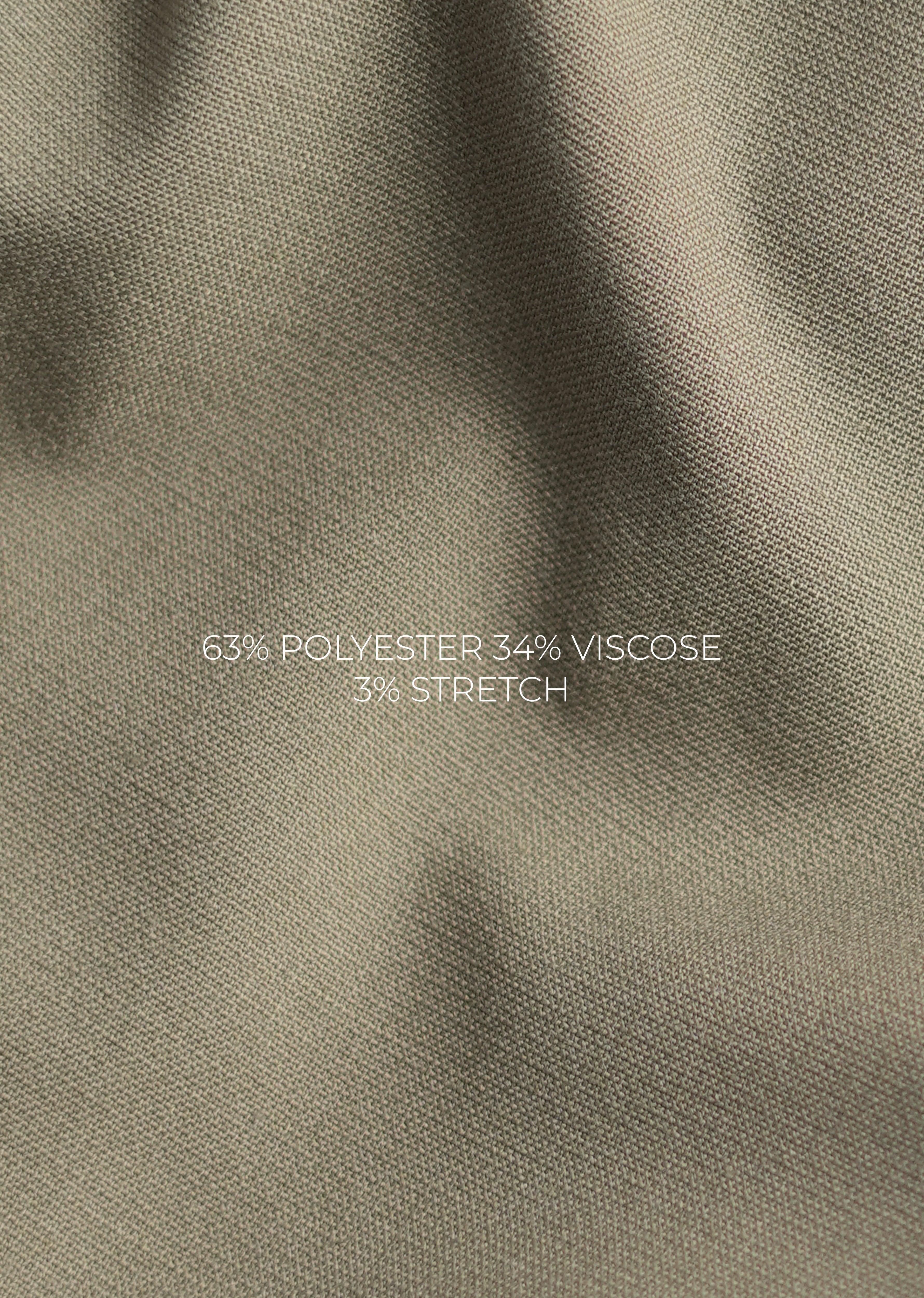 Khaki Semi-Elasticated Trouser
