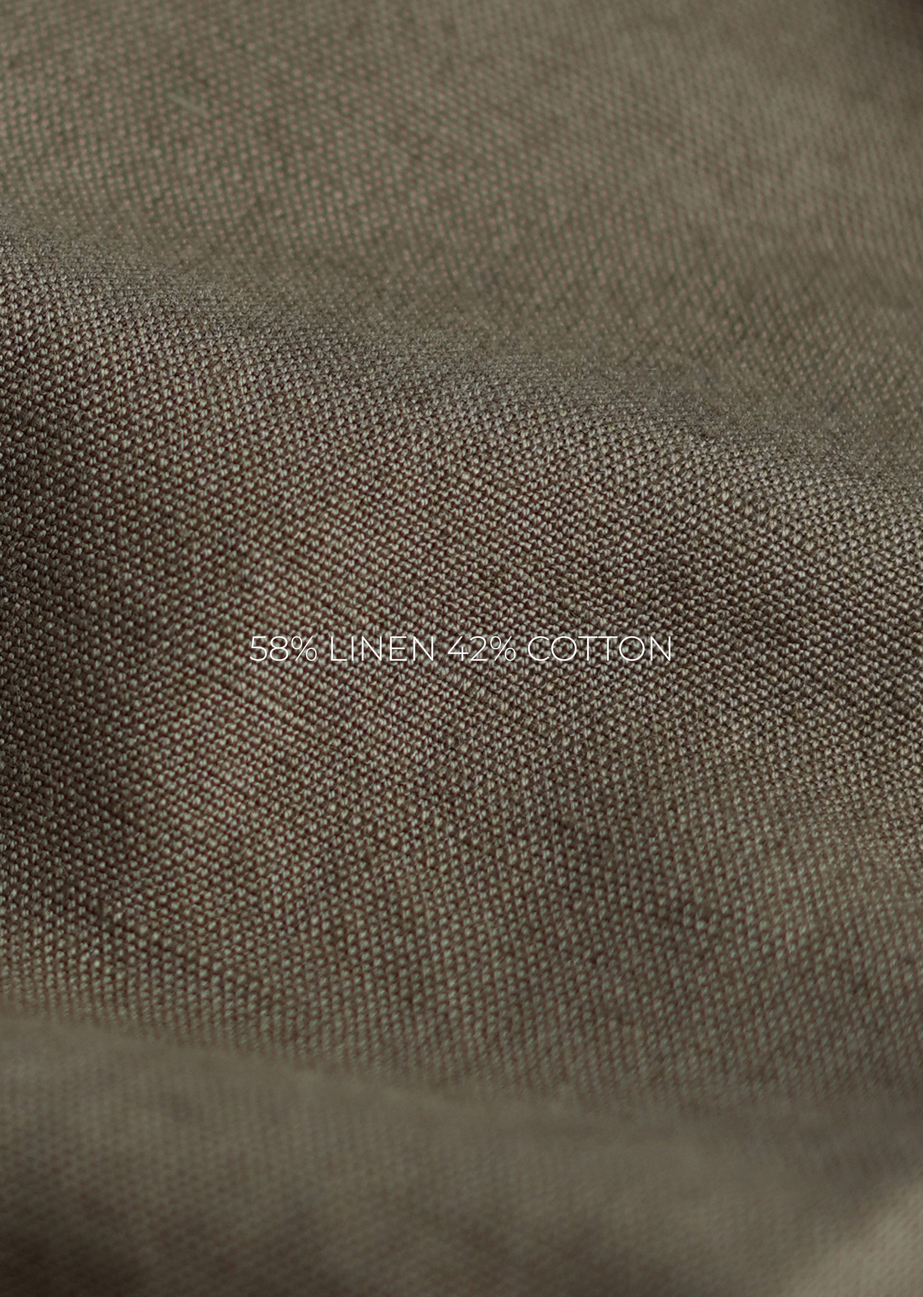 Khaki Olive Cotton Linen Gurkha Pant