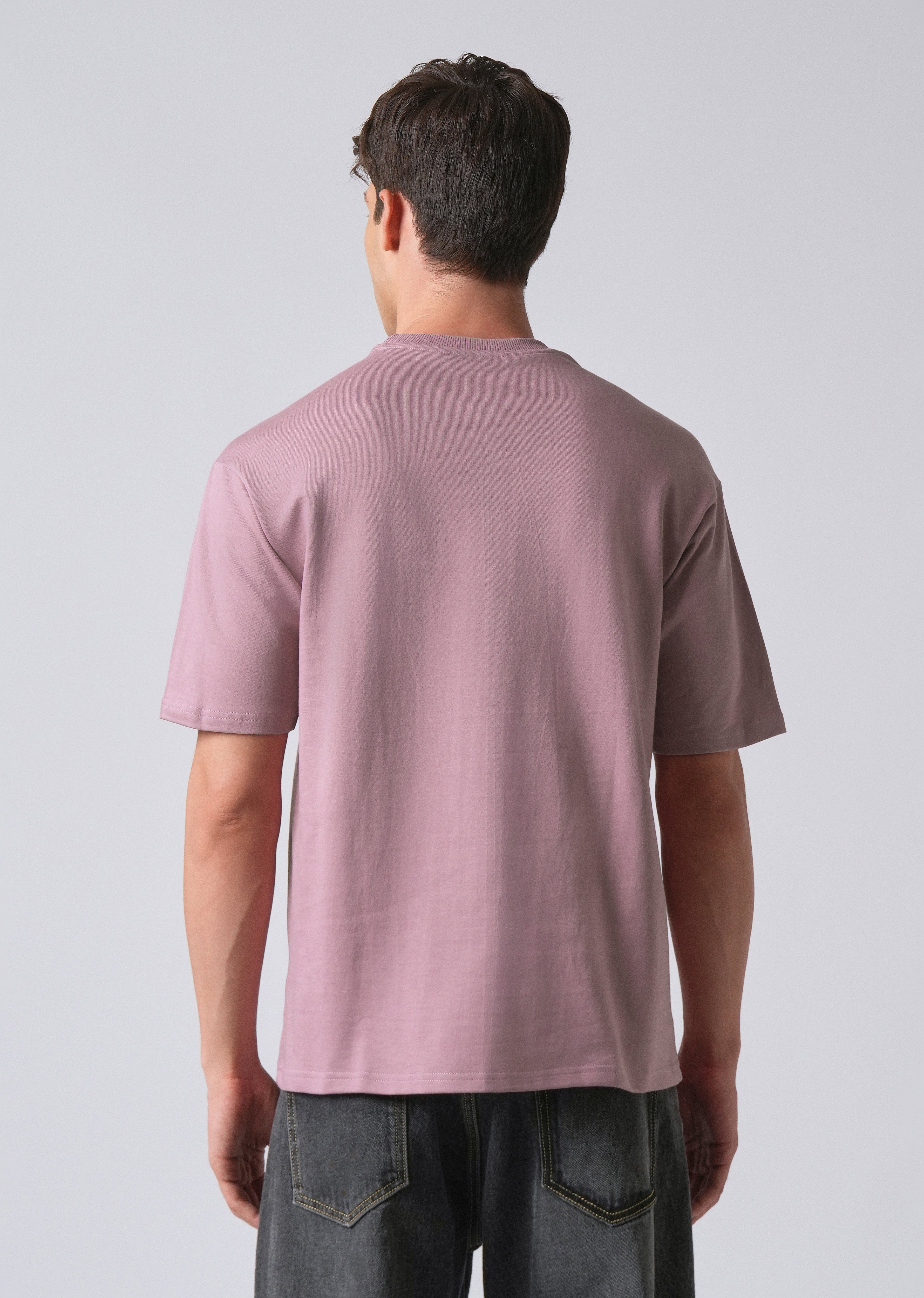 Lavender Basic Relaxed Fit T-shirt