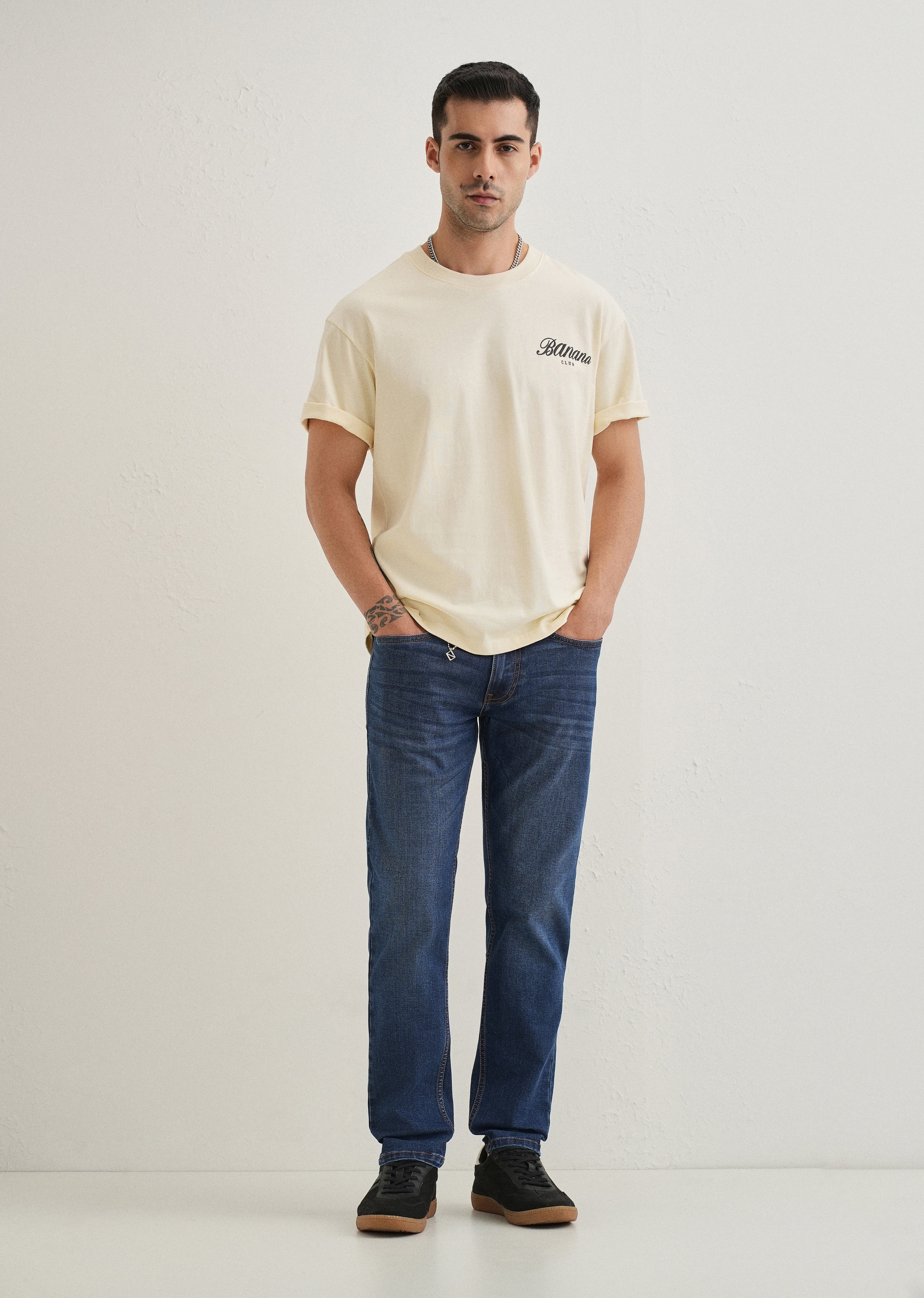 Light Blue Fade Ankle Fit Jeans