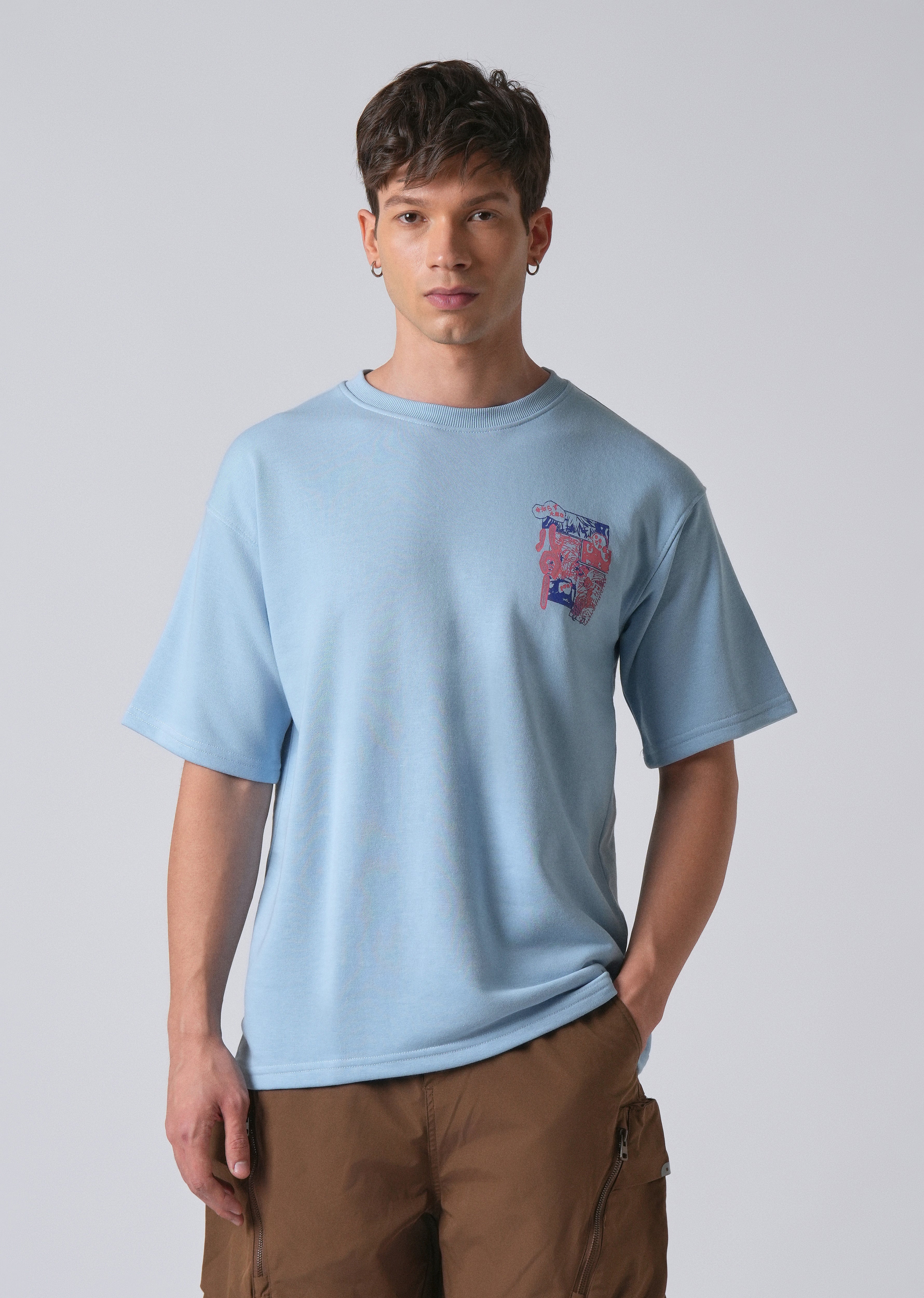 Light Blue Oversized T-shirt