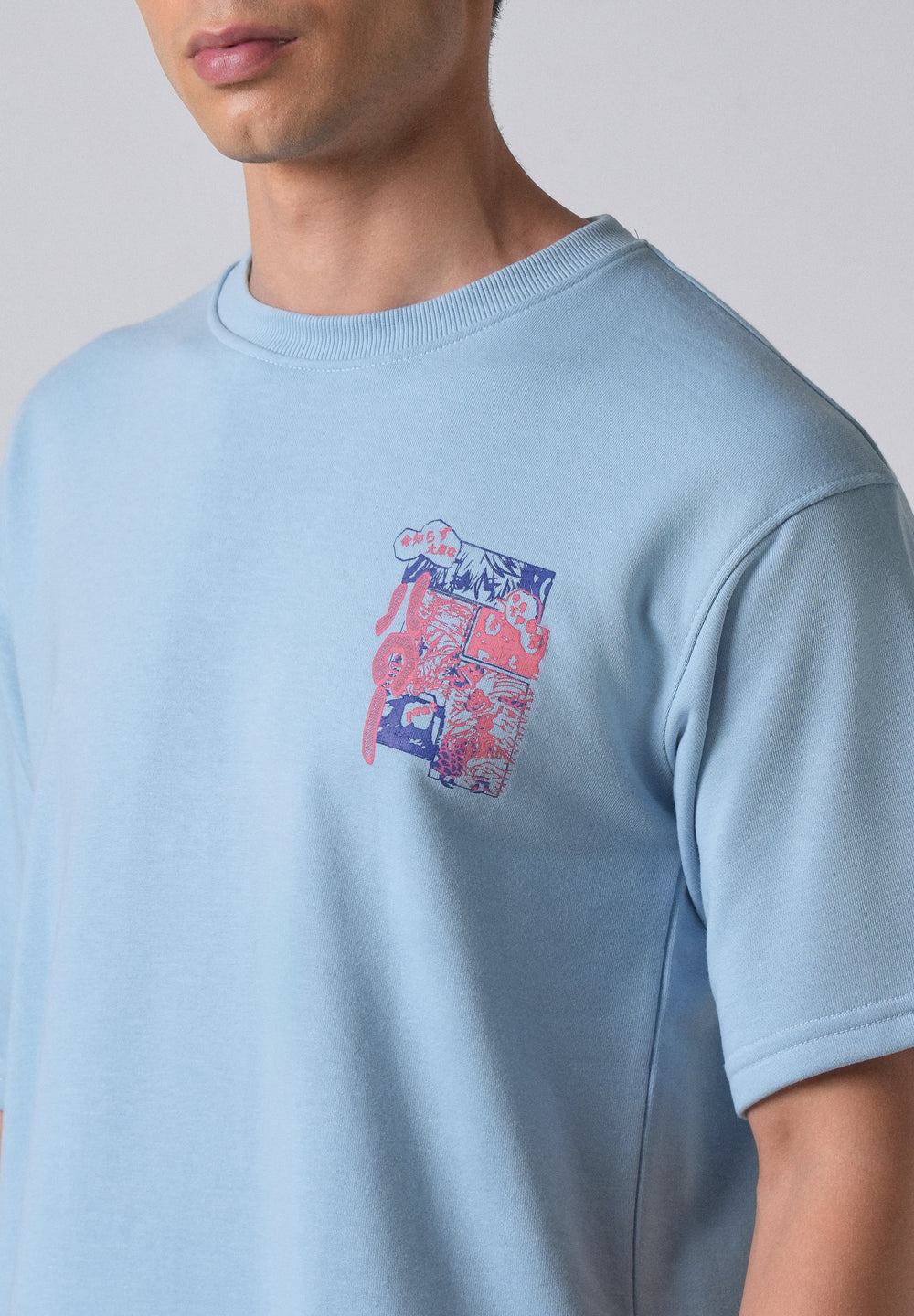 Light Blue Oversized T-shirt