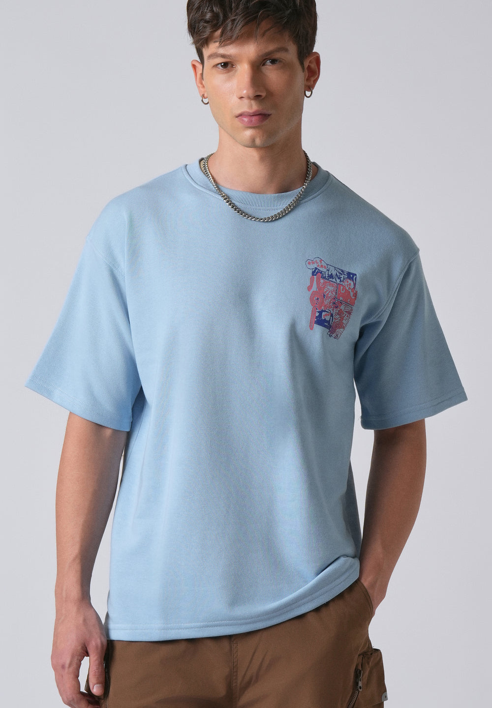 Light Blue Oversized T-shirt