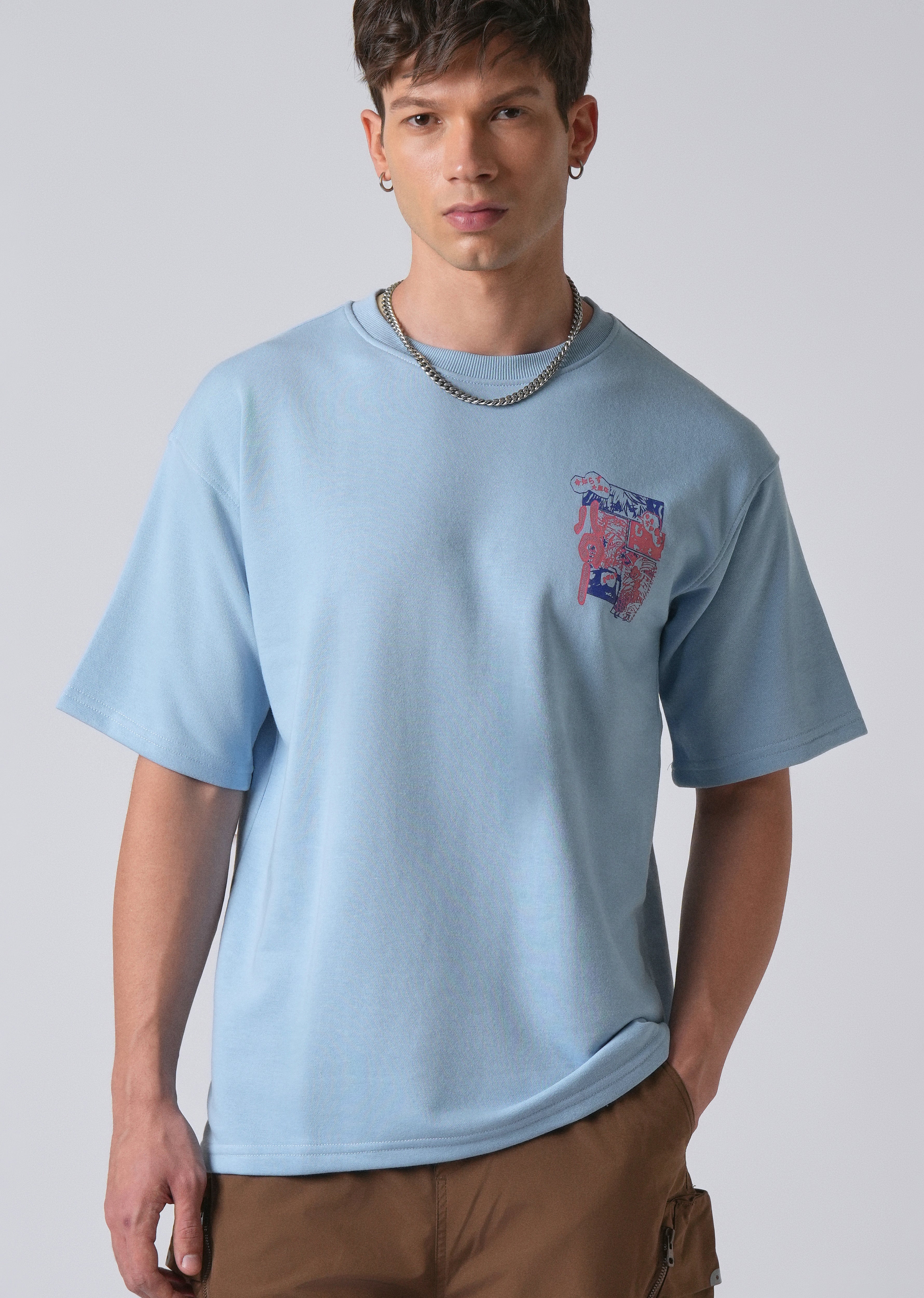Light Blue Oversized T-shirt