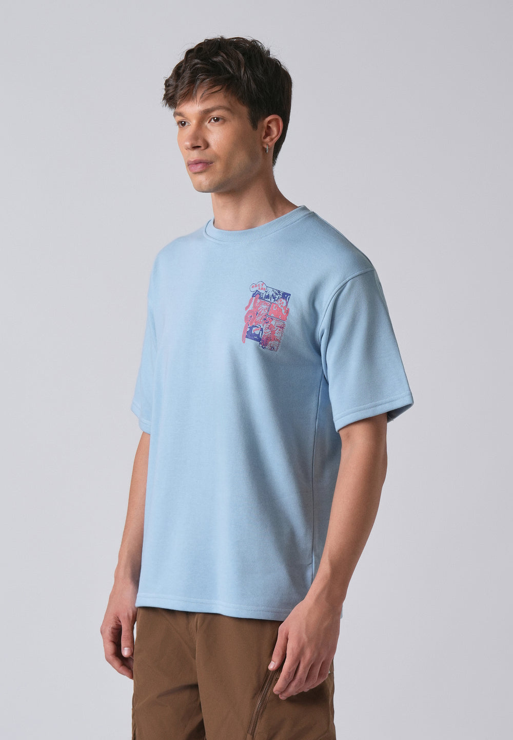 Light Blue Oversized T-shirt
