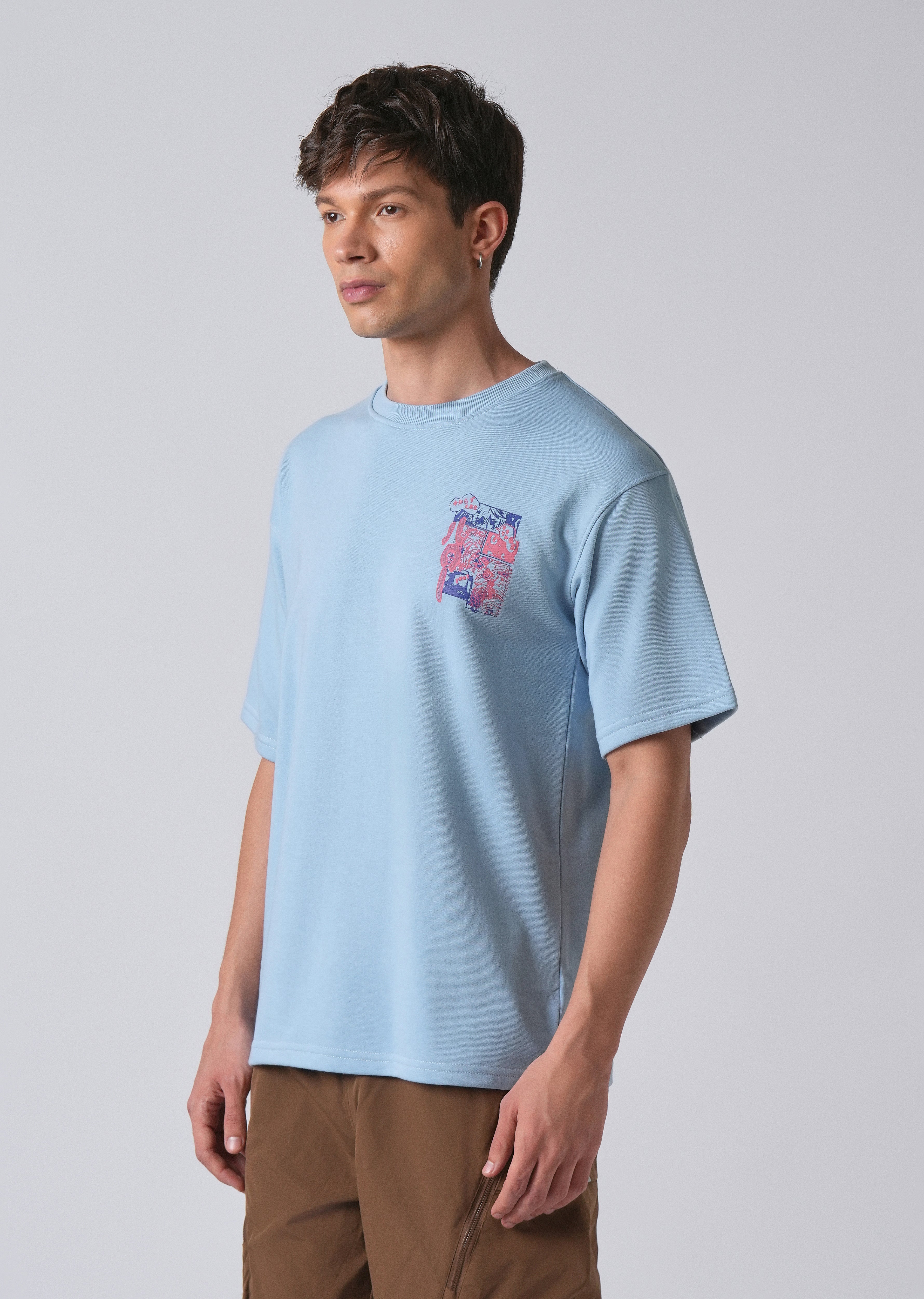 Light Blue Oversized T-shirt