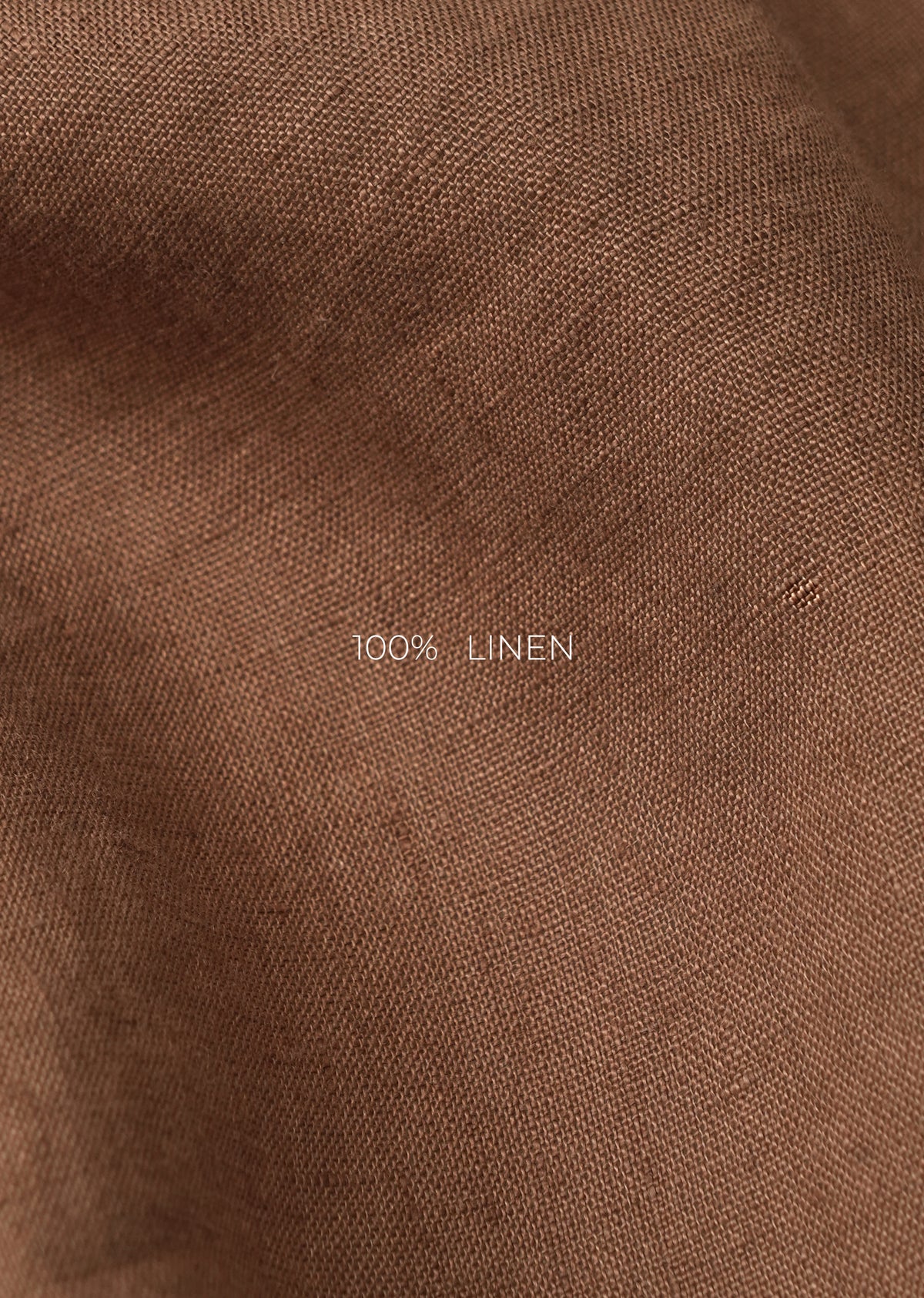 Light Brown 100% Pure Linen Shirt