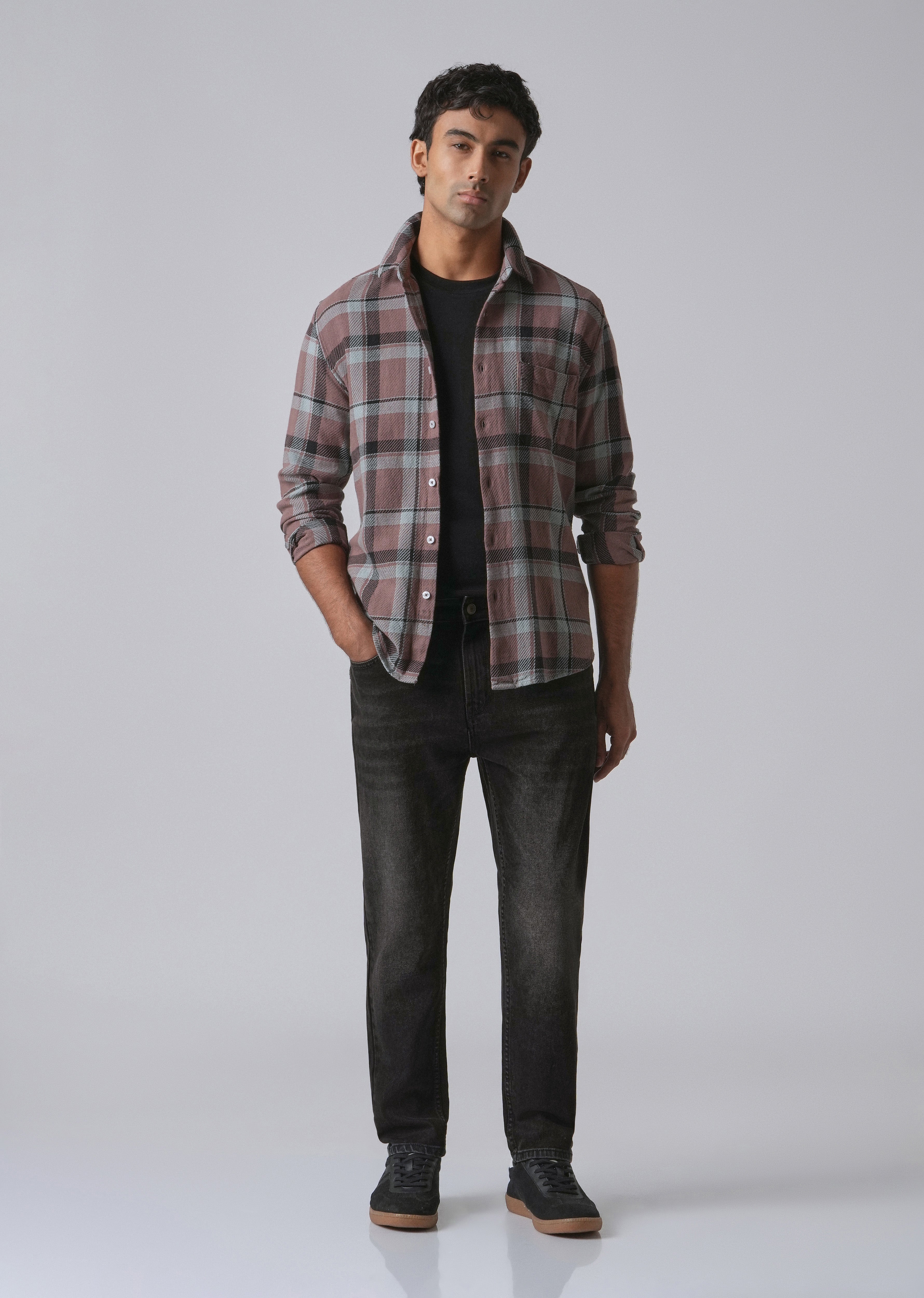 Light Fade Grey Slim Fit Denim