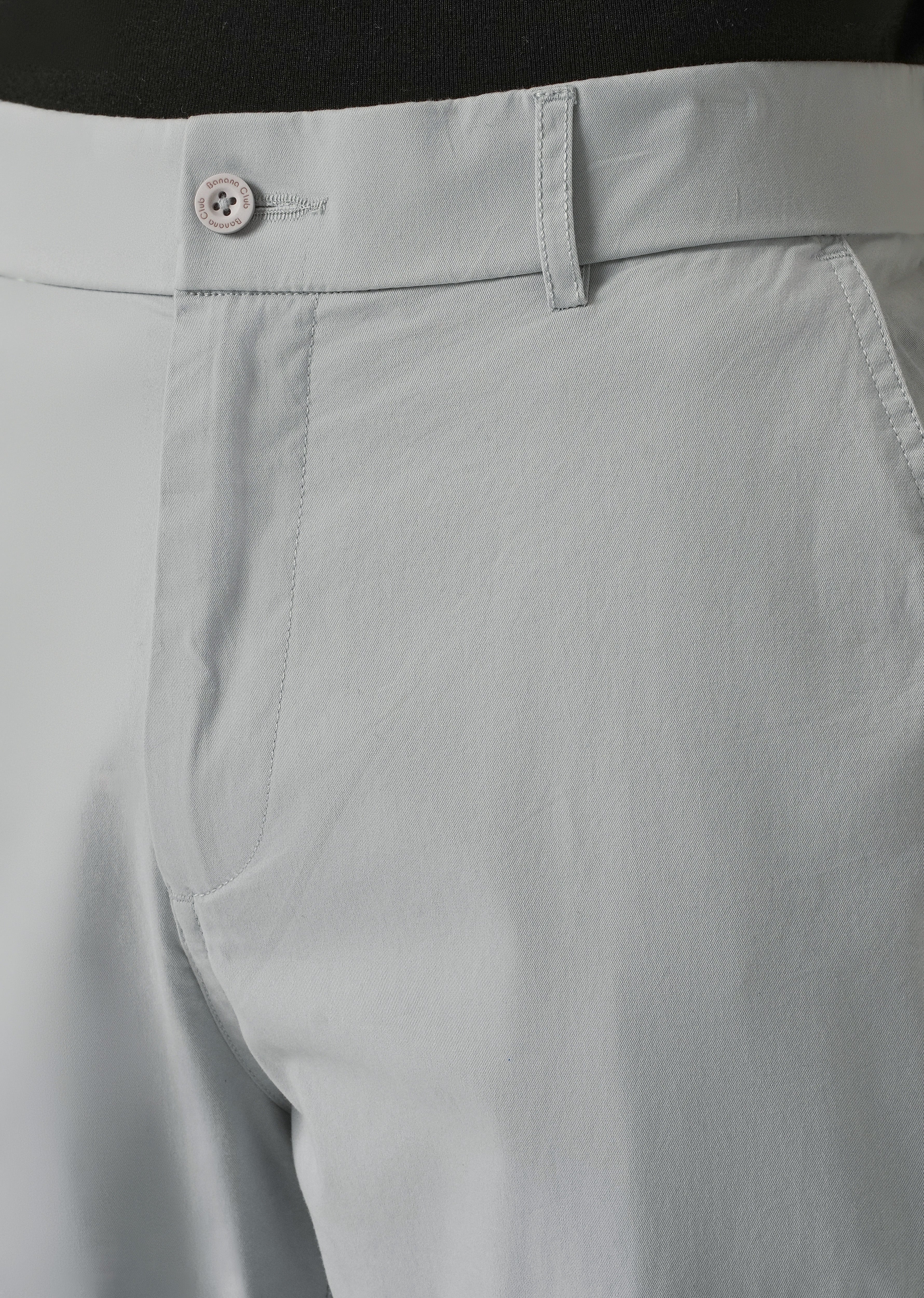 Baggy Fit Light Grey Chinos
