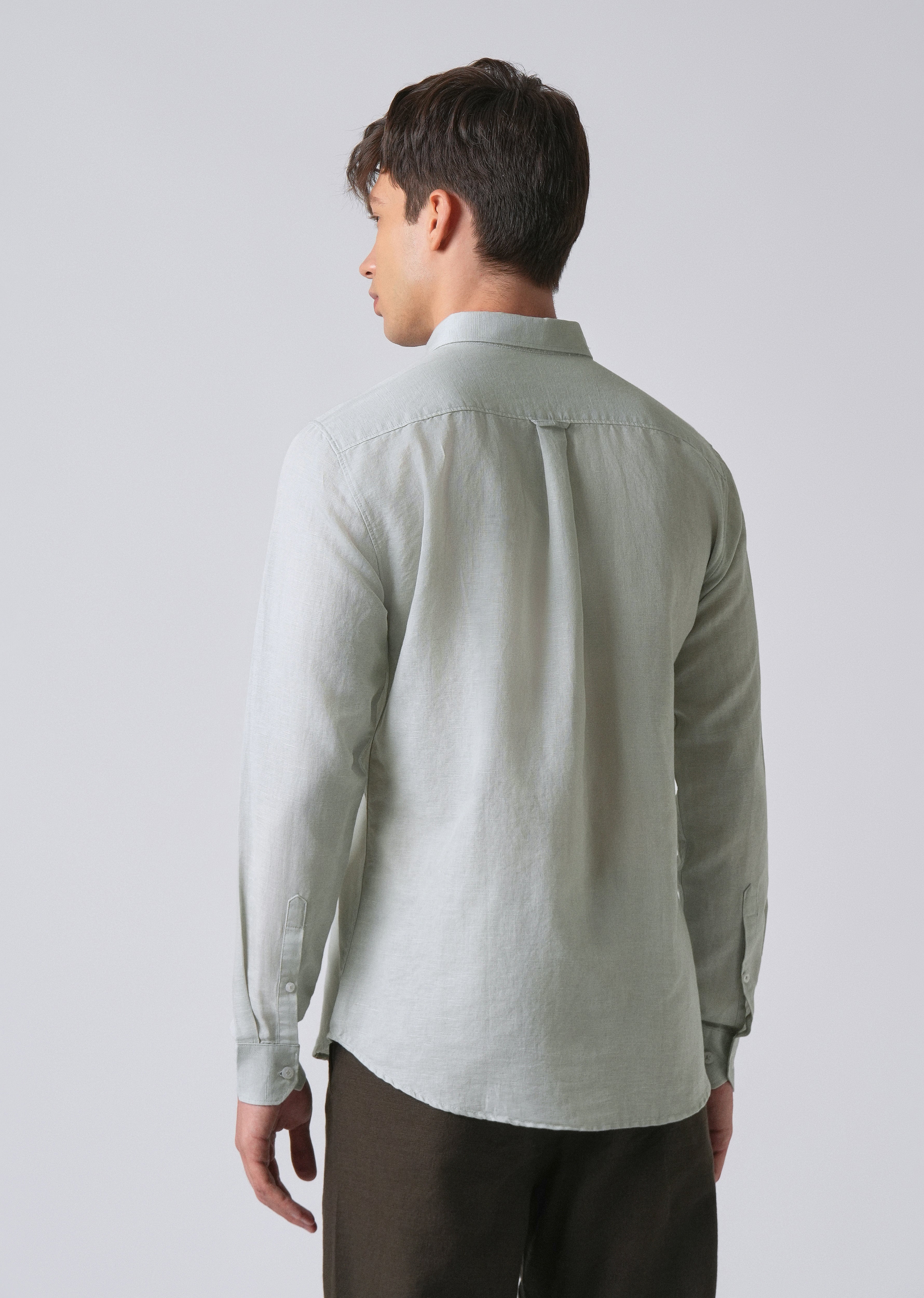 Light Grey Linen Shirt