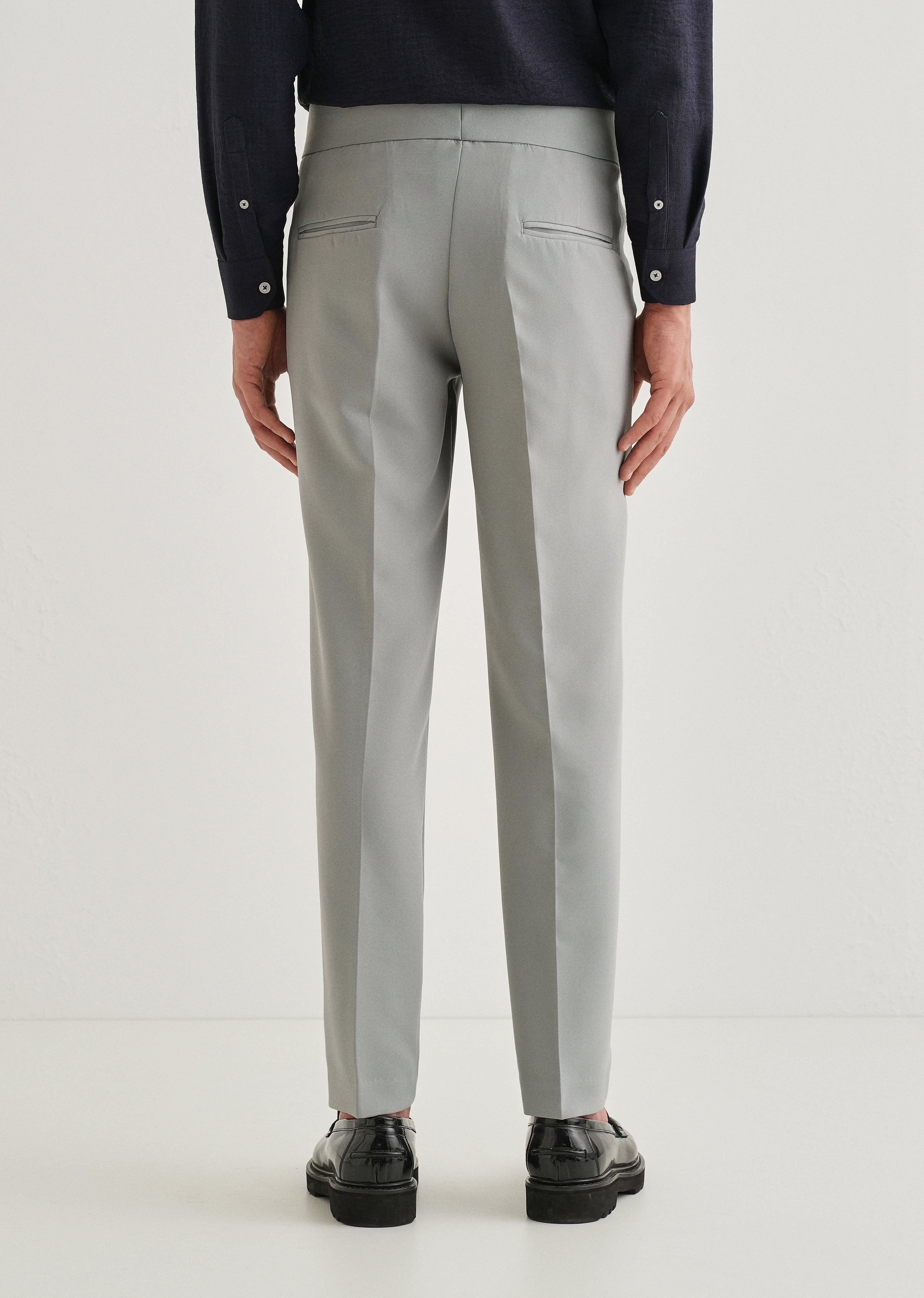Light Grey Gurkha Pant