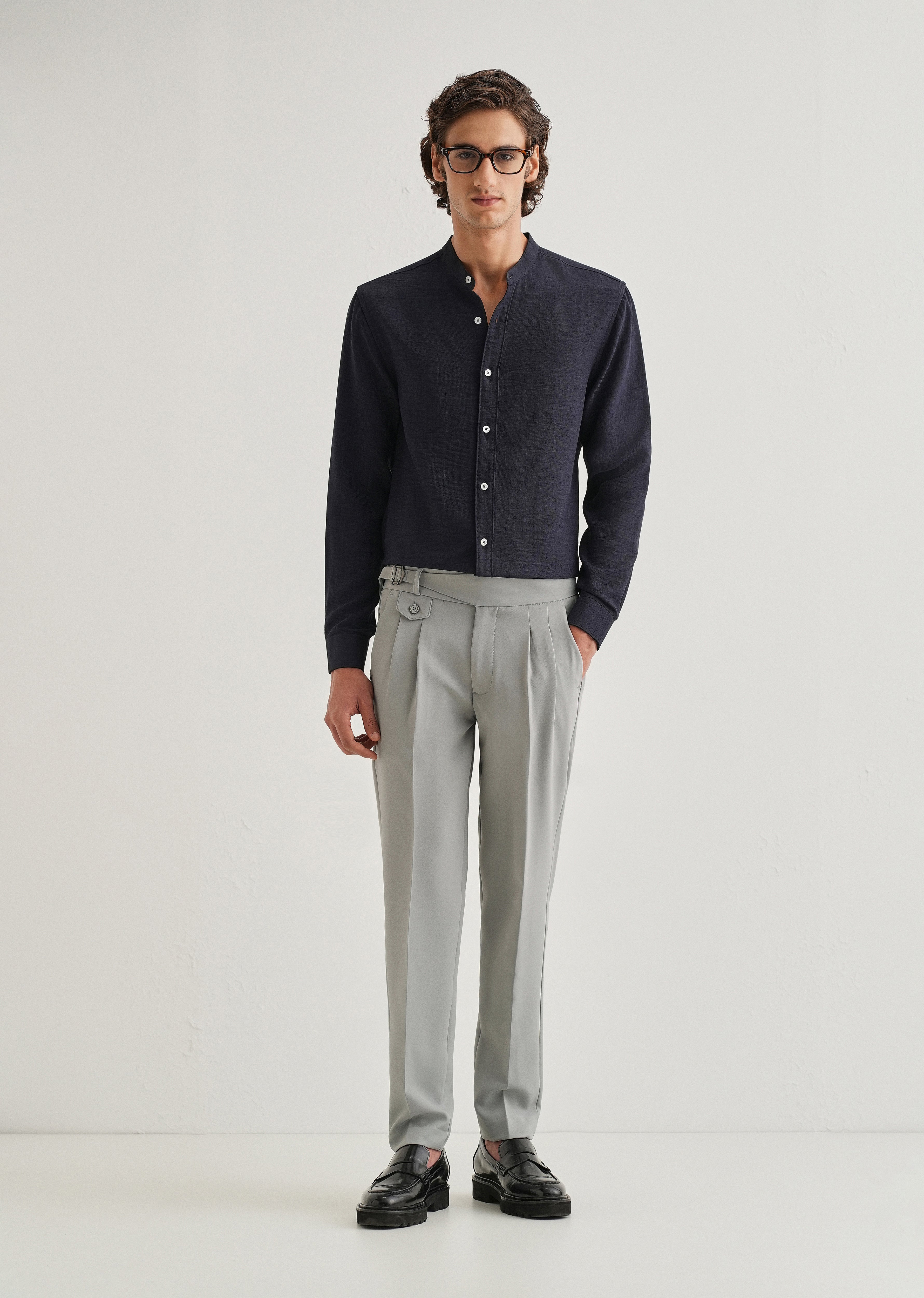 Light Grey Gurkha Pant