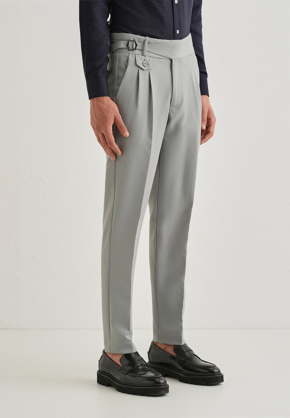 Light Grey Gurkha Pant