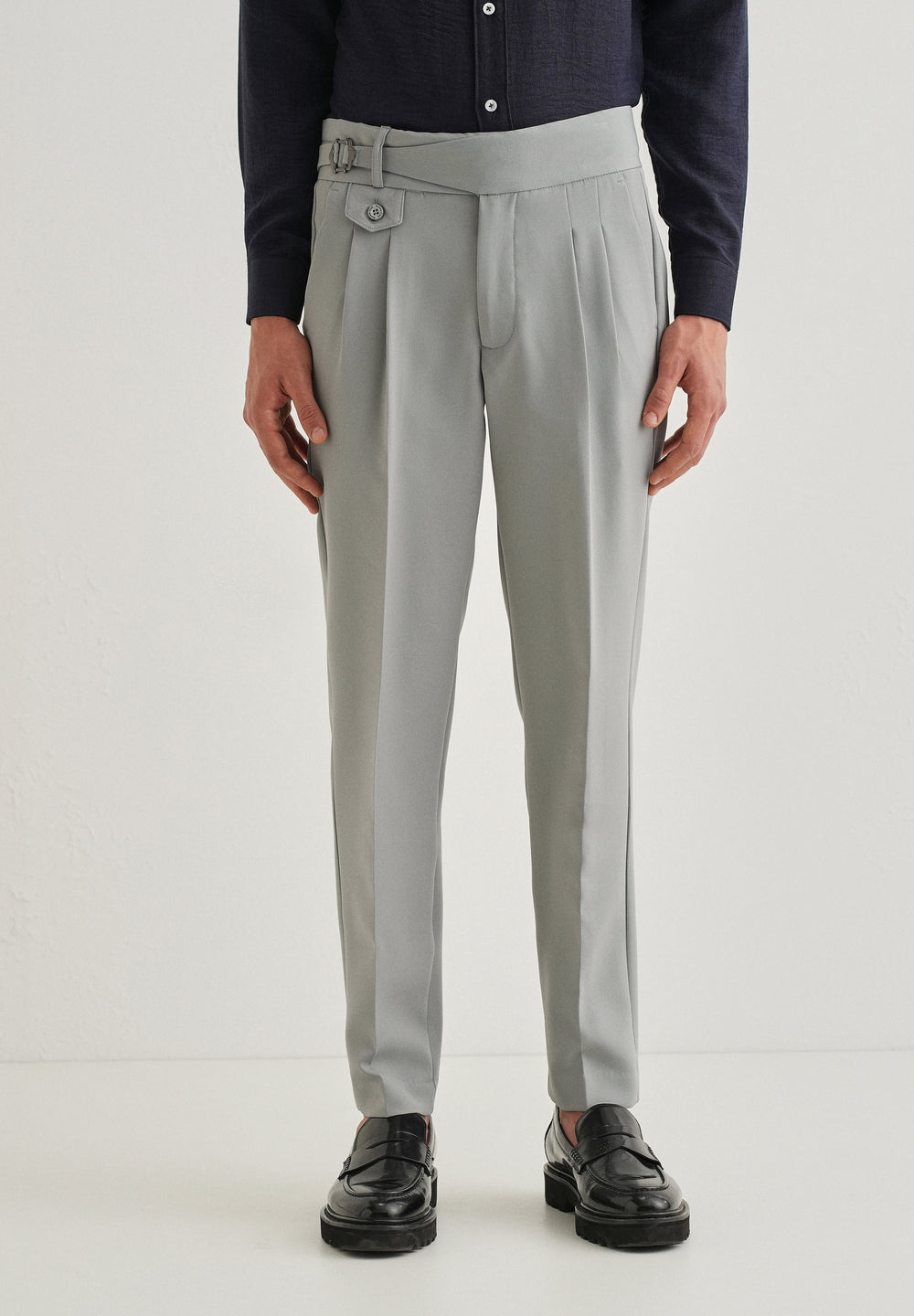 Light Grey Gurkha Pant