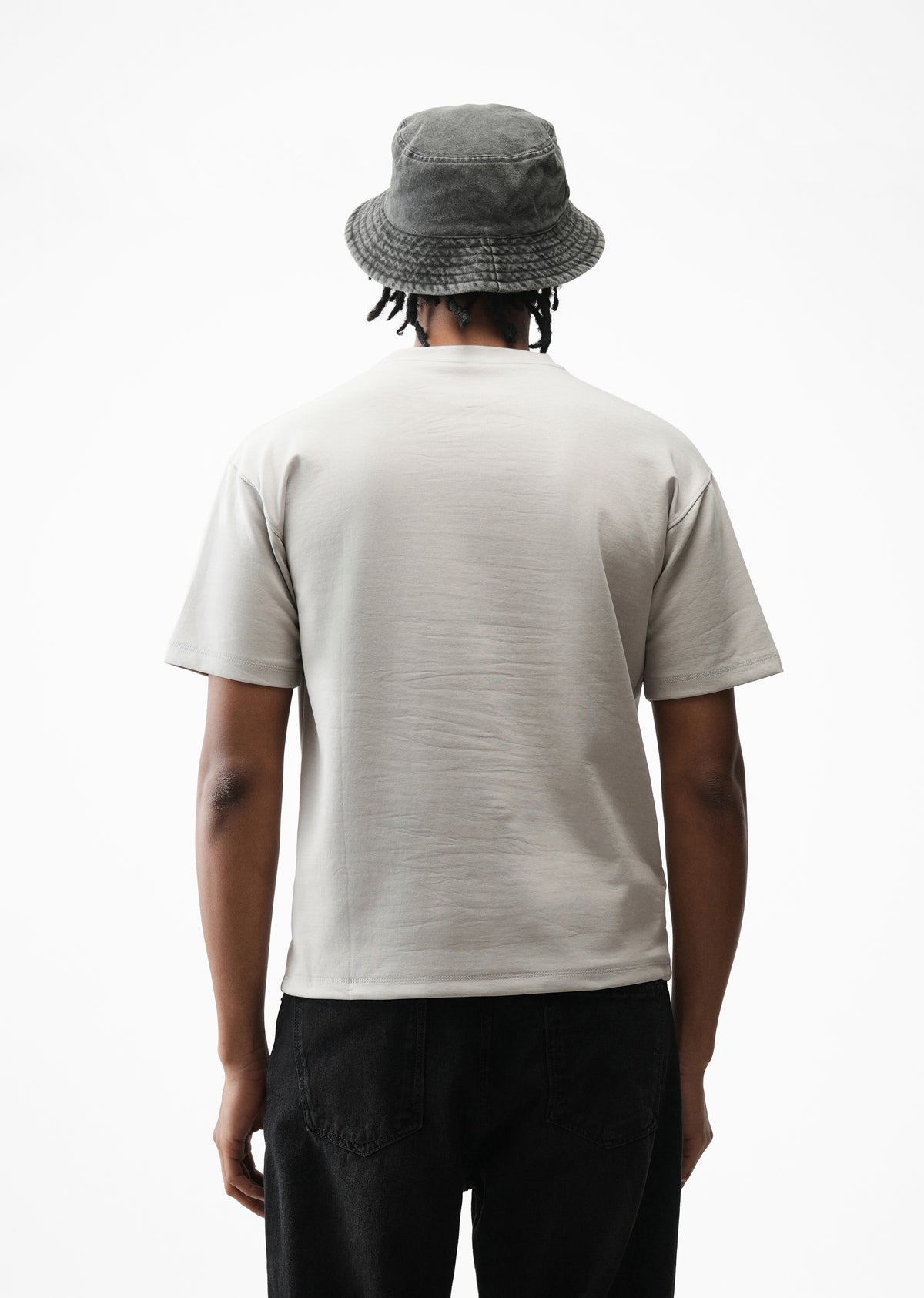Light Grey Rubber Print T-shirt
