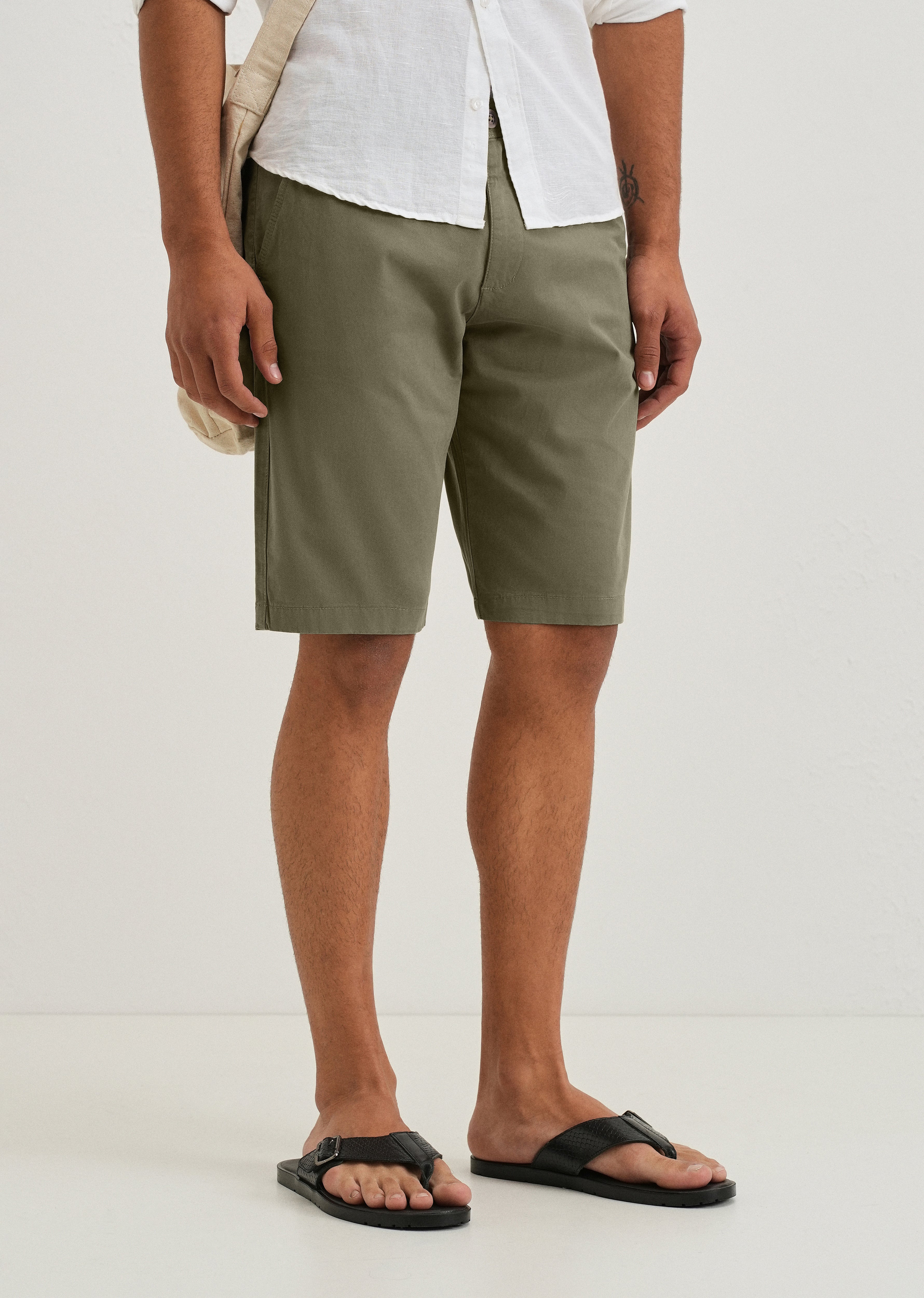 Light Olive Shorts