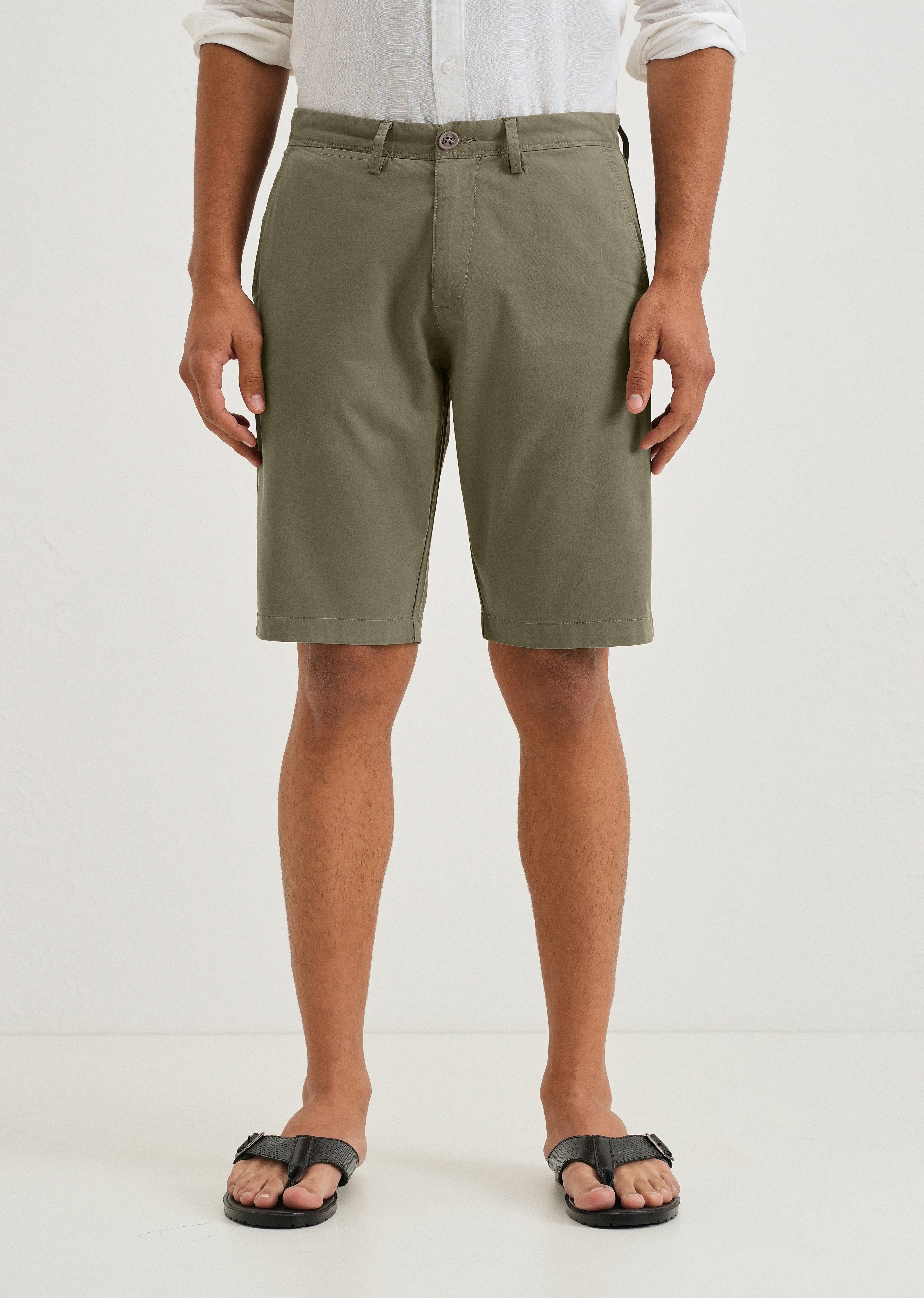 Light Olive Shorts