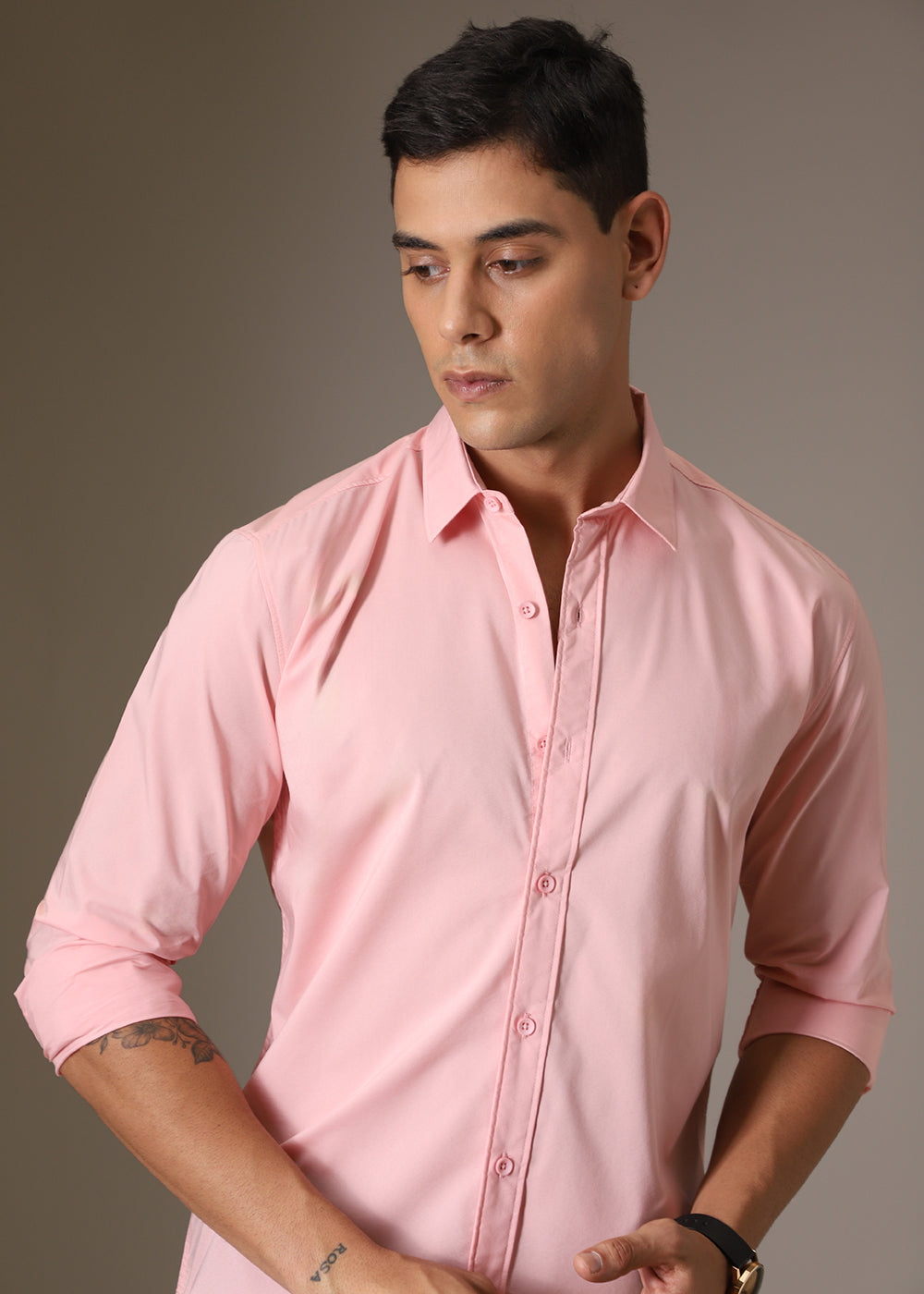 Light Pink Cotton Shirt